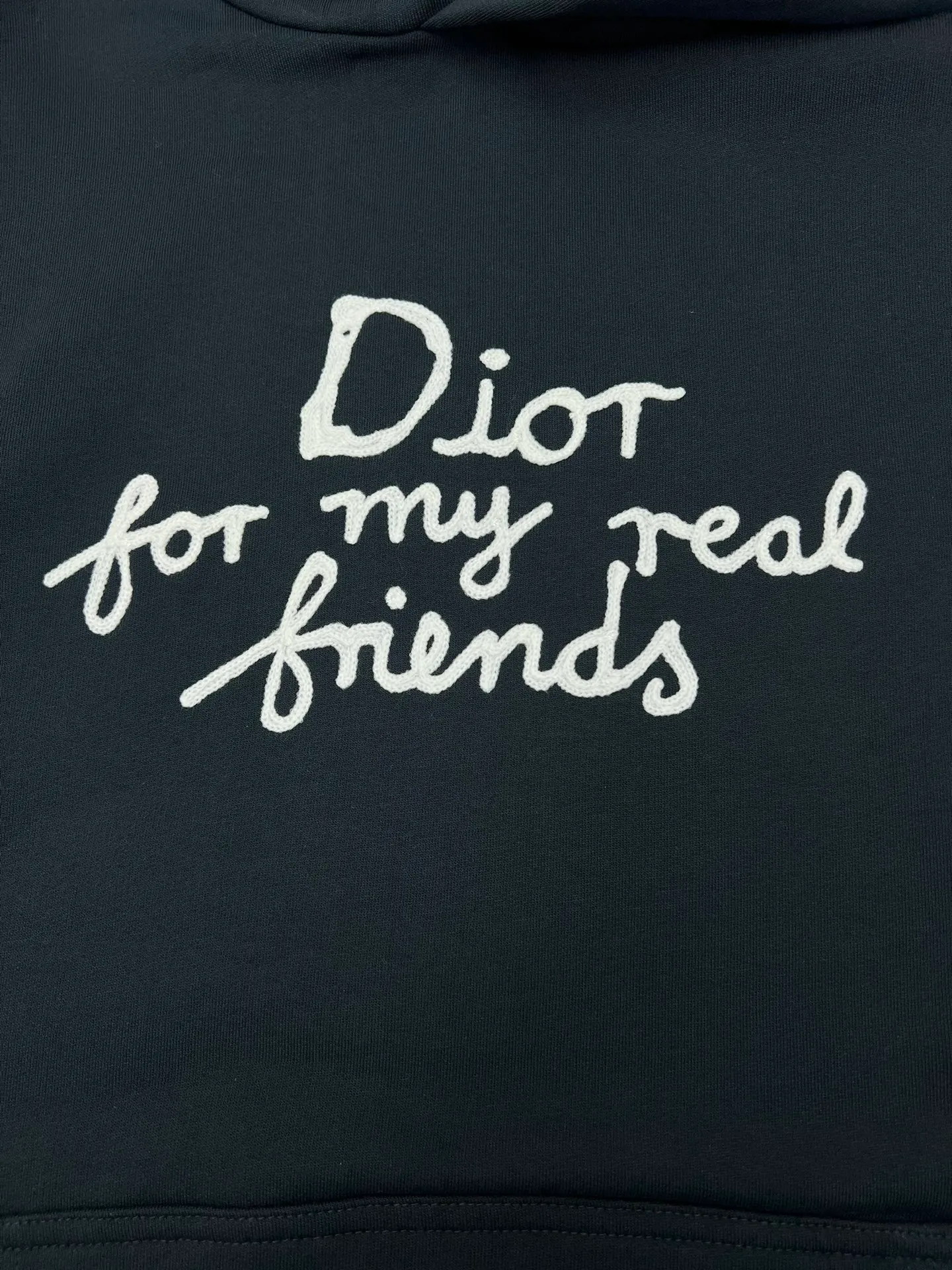 🅿️430 Dior 25ss new iconic embroidered long-sleeved hooded sweatshirt, same style for men and women. Size: S.M.L.XL.