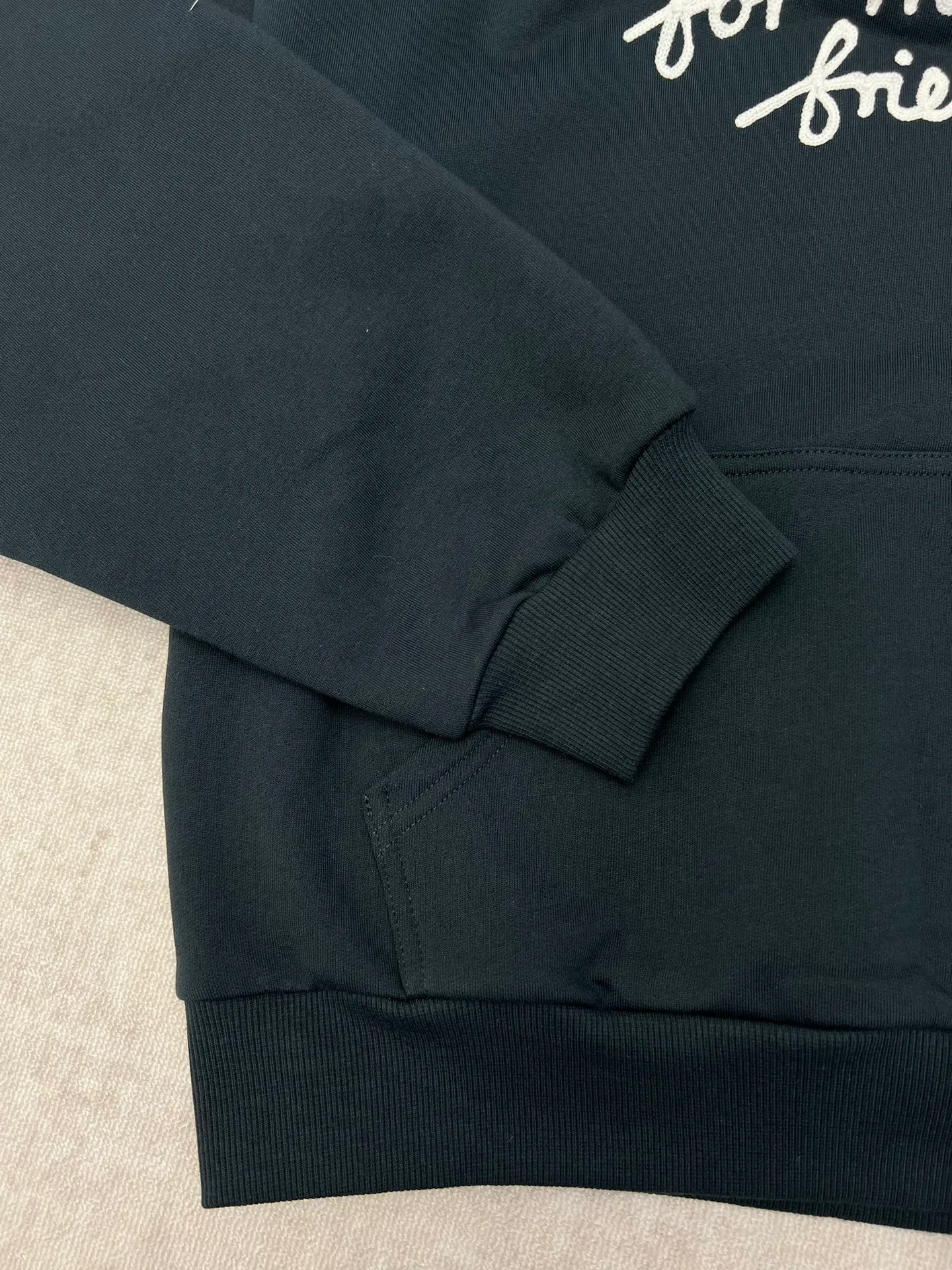 🅿️430 Dior 25ss new iconic embroidered long-sleeved hooded sweatshirt, same style for men and women. Size: S.M.L.XL.