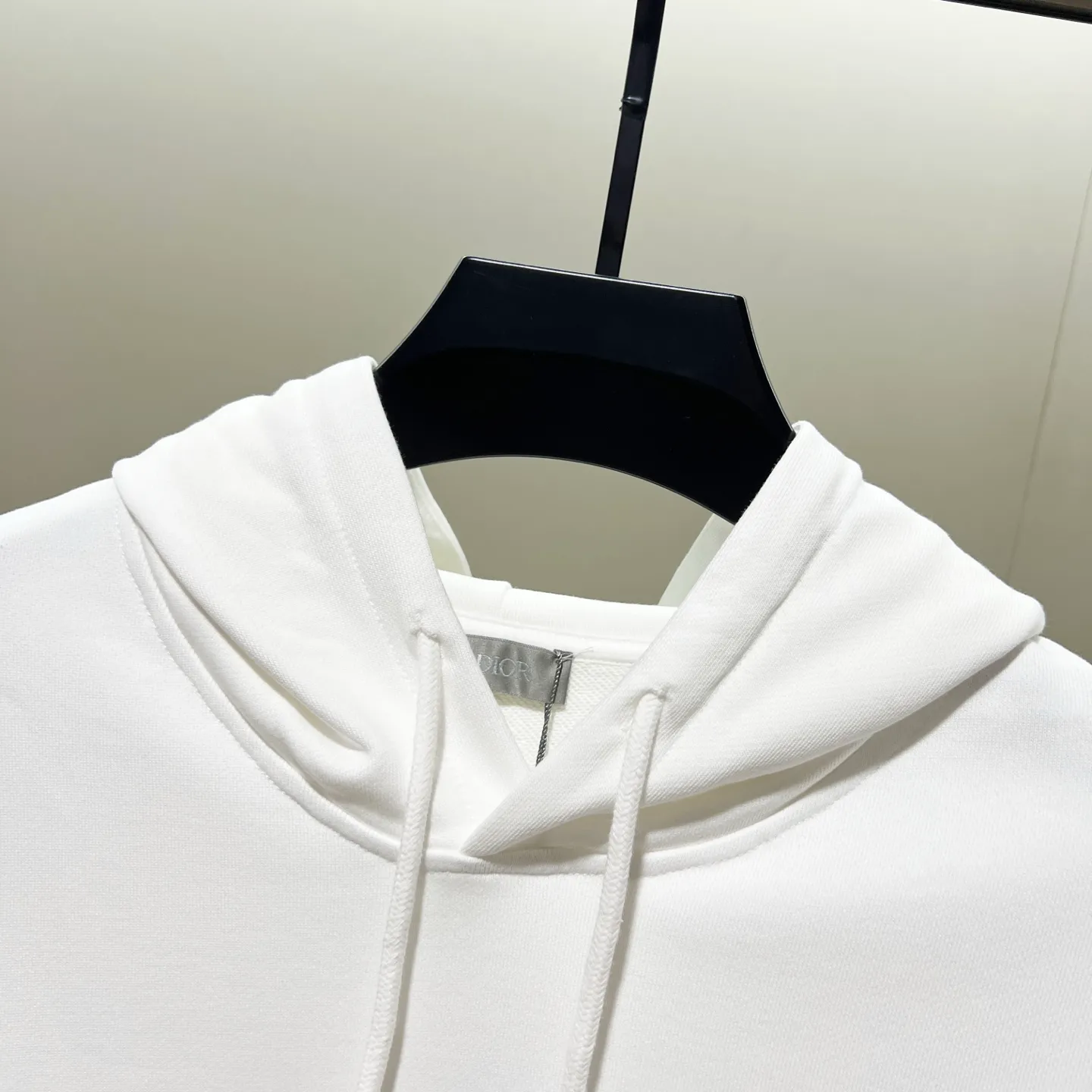🅿️290 DIOR/Dior 420g pure cotton fabric hooded sweatshirt, classic and simple micro-label CD letter logo LOGO embroidery🪡 process, official synchronization, high version, high quality, fashionable personality, versatile trend, pure original quality, original fabric, tag, collar label, washed wheat, complete three standards, color: black, white, pink, gray, khaki. Size: XS-L