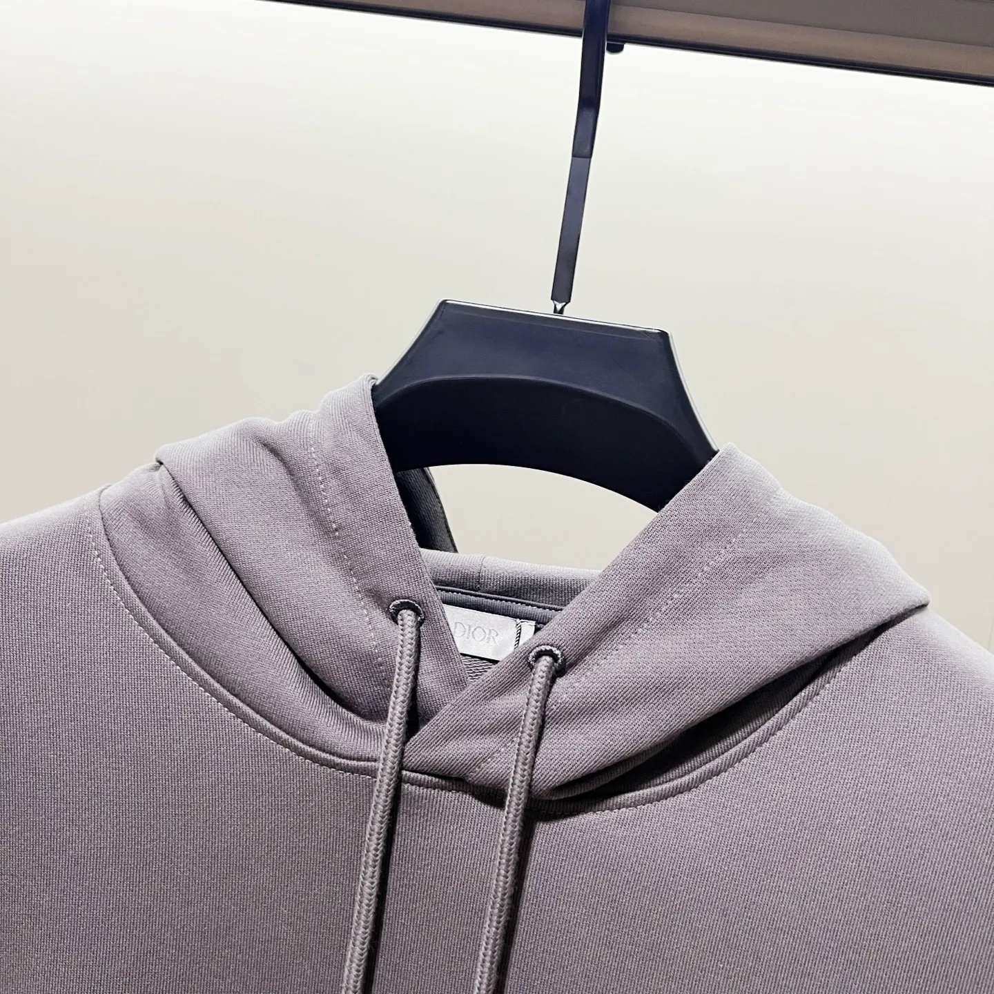 🅿️290 DIOR/Dior 420g pure cotton fabric hooded sweatshirt, front and back knot letter signature ✍️embroidery🪡LOGO logo, official synchronization, high version, high quality, fashionable personality, versatile trend, pure original quality, original fabric, tag, collar label, washed wheat, complete three standards, color: black, khaki, white, gray. Size: XS-L