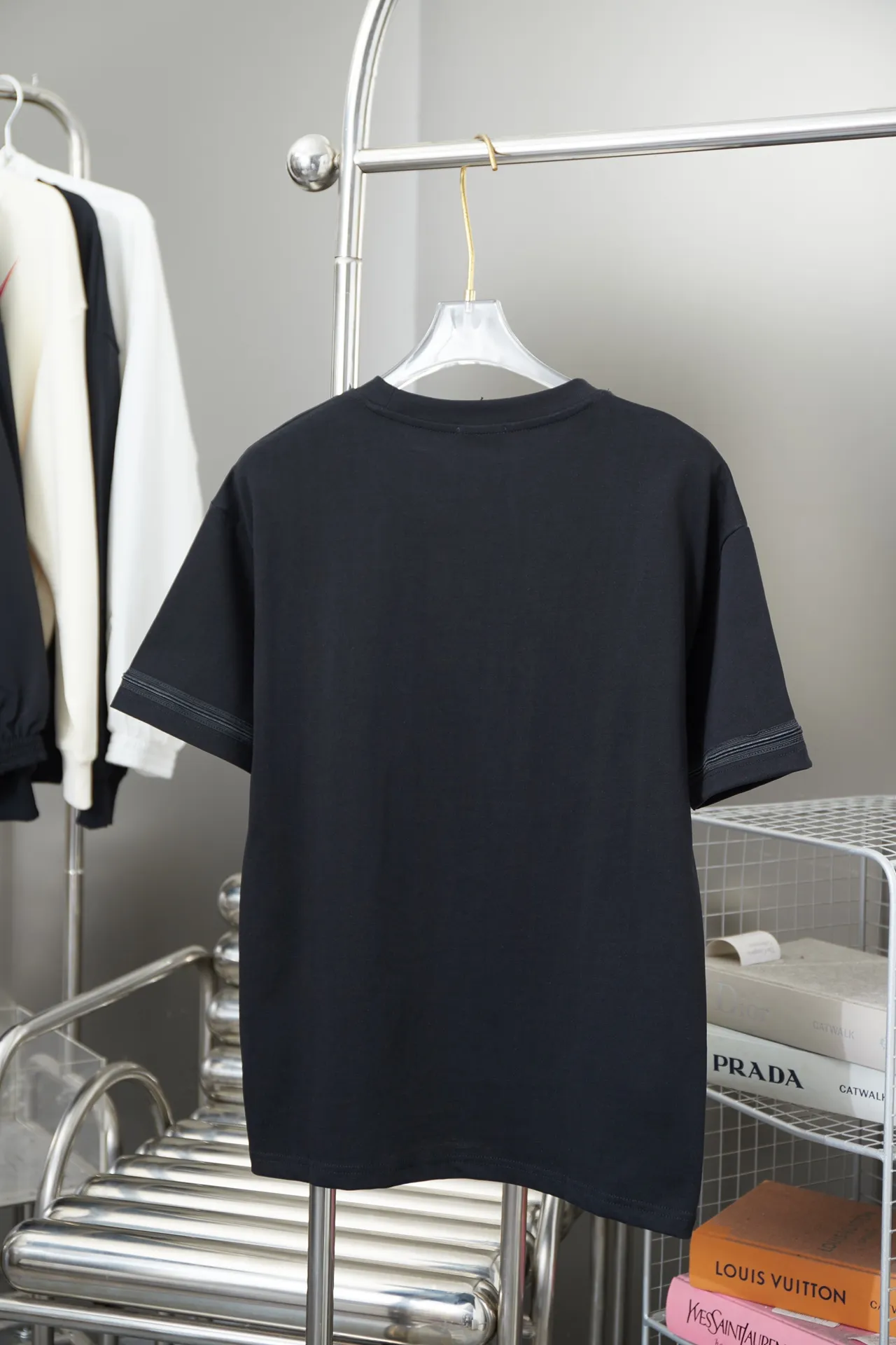 🅿️210 High quality D*OR2025 latest Dior co-branded Stone Island short-sleeved T-shirt, pure cotton double yarn fabric, using high-density thread embroidery, loose version, full set of accessories, soft and thick fabric, complete with three standards, same style for men and women S M L XL