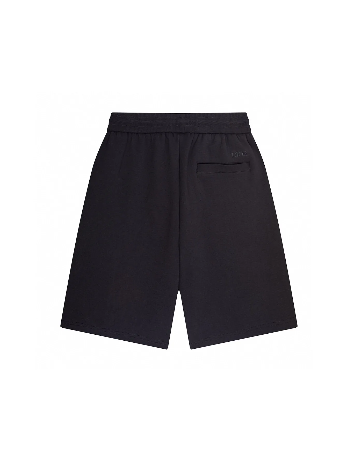 🅿️310 (ZP version) - DIOR classic official website style, letter toothbrush embroidered jacquard logo embroidered casual shorts on the back - Made of original double-sided cotton custom-woven and dyed fabric, threads are dyed in the same cylinder with zero color difference, exclusive quality difference currency, welcome to compare - Color: black - Size: S M L XL