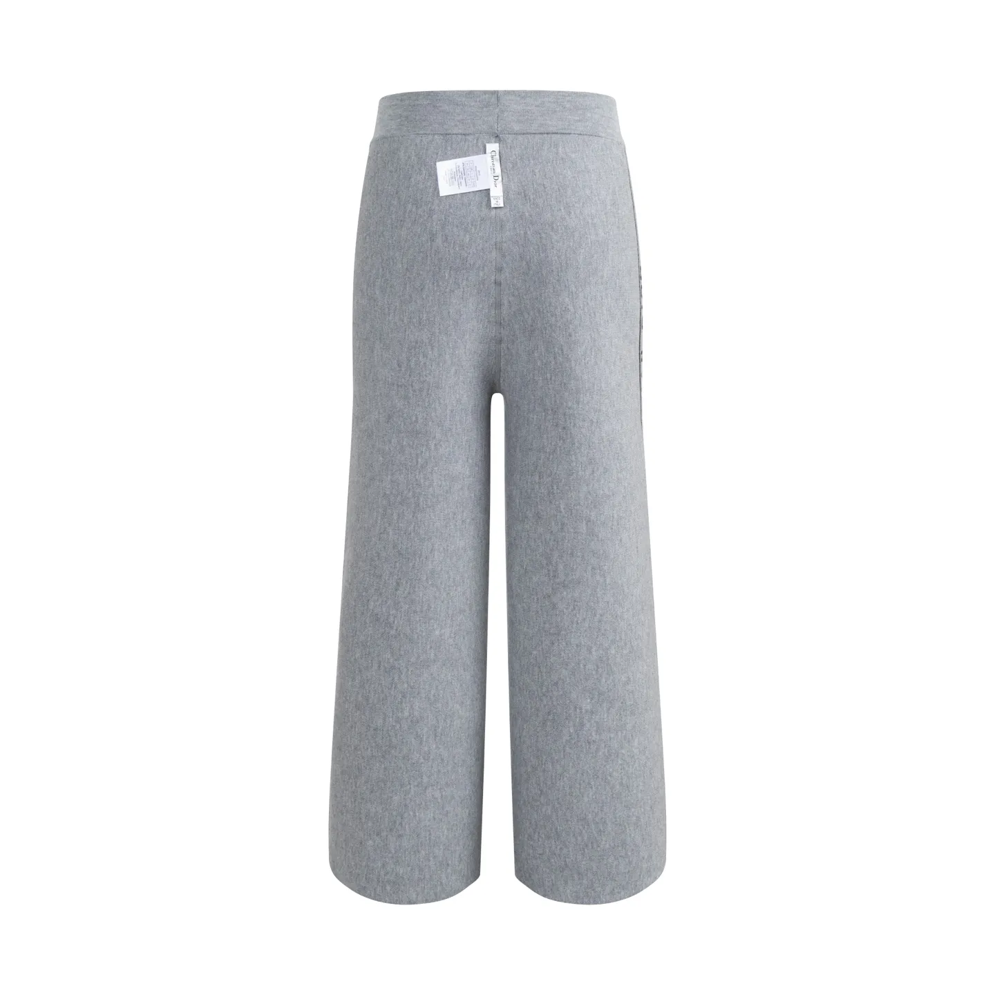 🅿️480 [Exclusive supply] CD 25FW presbyopic double-sided cashmere trousers. The fabric is made of imported cashmere yarn double-sided jacquard fabric and can be worn on both sides. The fabric uses monogram jacquard double weaving technology to present the brand's iconic presbyopia pattern, which combines luxurious texture with practical functions. Swiss machine embroidery stitching technology ensures every detail is exquisite and perfect, and the stitches are even and delicate. The classic straight-leg design subtly modifies the leg lines, making the upper body slim and elegant. Double-sided jacquard technology keeps both sides of the fabric flat and crisp, making it comfortable and layered. Selected high-quality cashmere yarn brings a soft and skin-friendly touch experience while having good warmth retention and breathability. The overall craftsmanship is exquisite, and high-end quality is reflected from fabric weaving to finished product sewing. It is an exquisite item that is both fashionable and practical. Size:S/M/L