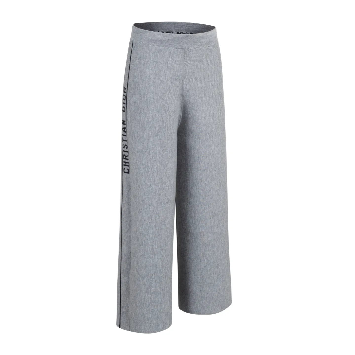 🅿️480 [Exclusive supply] CD 25FW presbyopic double-sided cashmere trousers. The fabric is made of imported cashmere yarn double-sided jacquard fabric and can be worn on both sides. The fabric uses monogram jacquard double weaving technology to present the brand's iconic presbyopia pattern, which combines luxurious texture with practical functions. Swiss machine embroidery stitching technology ensures every detail is exquisite and perfect, and the stitches are even and delicate. The classic straight-leg design subtly modifies the leg lines, making the upper body slim and elegant. Double-sided jacquard technology keeps both sides of the fabric flat and crisp, making it comfortable and layered. Selected high-quality cashmere yarn brings a soft and skin-friendly touch experience while having good warmth retention and breathability. The overall craftsmanship is exquisite, and high-end quality is reflected from fabric weaving to finished product sewing. It is an exquisite item that is both fashionable and practical. Size:S/M/L