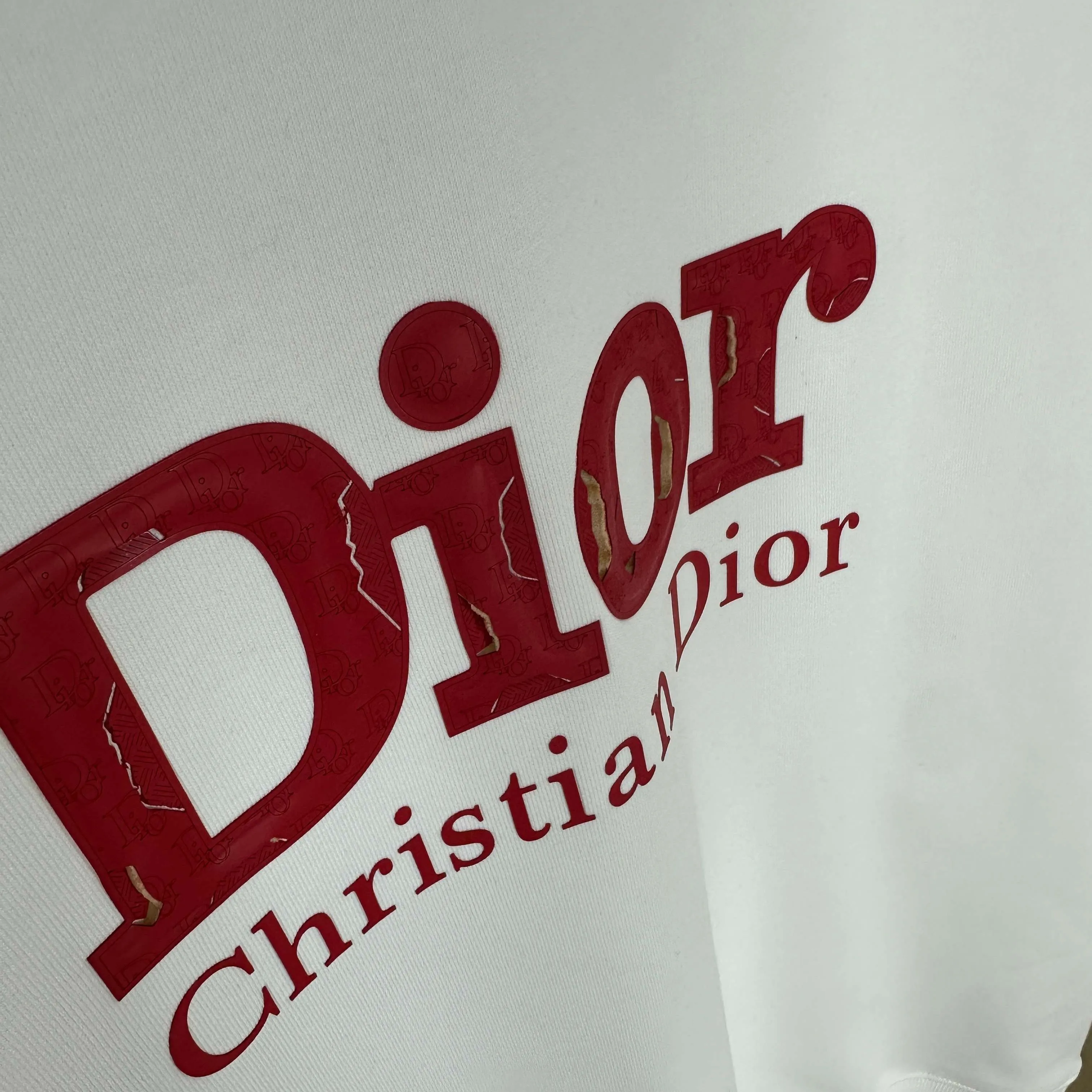🅿️250 Dio* Christian Dior 2025 early autumn and winter new style Classic letter thick plate three-dimensional silicone burst sponge technology Simple and elegant Customized terry fabric Long-sleeved sweatshirt Unisex Color: Black White Size: S (90-130 pounds) M (120-150 pounds) L (140-165 pounds) XL (160-180 pounds) XXL (180-210 pounds)
