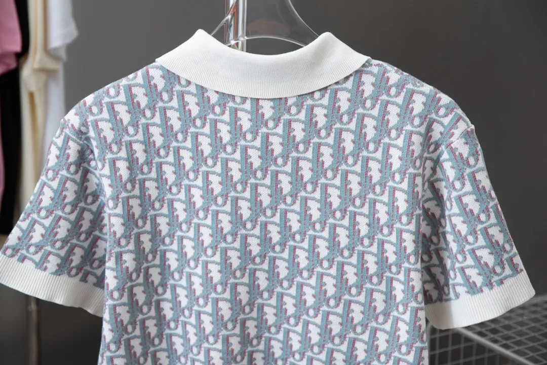 🅿️230 High quality 𝐷‍𝑜*25 new arrivals in early spring. Woolen T-shirt with three-dimensional logo all over. Slim fit, made of 100% cotton yarn🧵. The texture and skin-friendly feeling are excellent. The density is very high. It is a must-have summer item for everyone. S M L XL