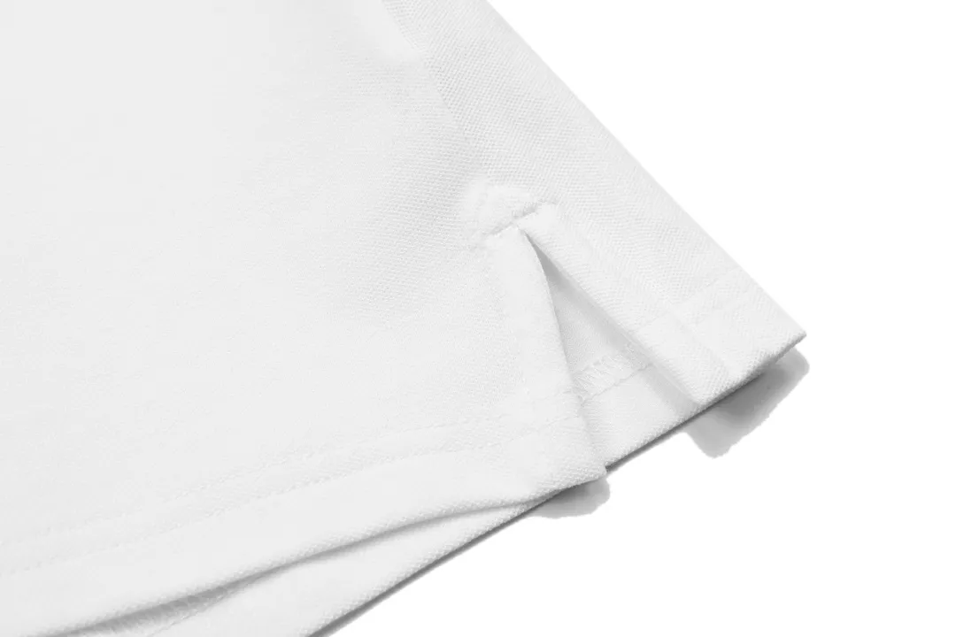 🅿️190 DIOR Dior 2025 new embroidered bee logo couple casual polo shirt ·Customized pique cotton fabric ·Imported Tajima machine embroidery technology ·Collar label, hangtag, main mark and three complete labels Color: White Size: M-XXXL