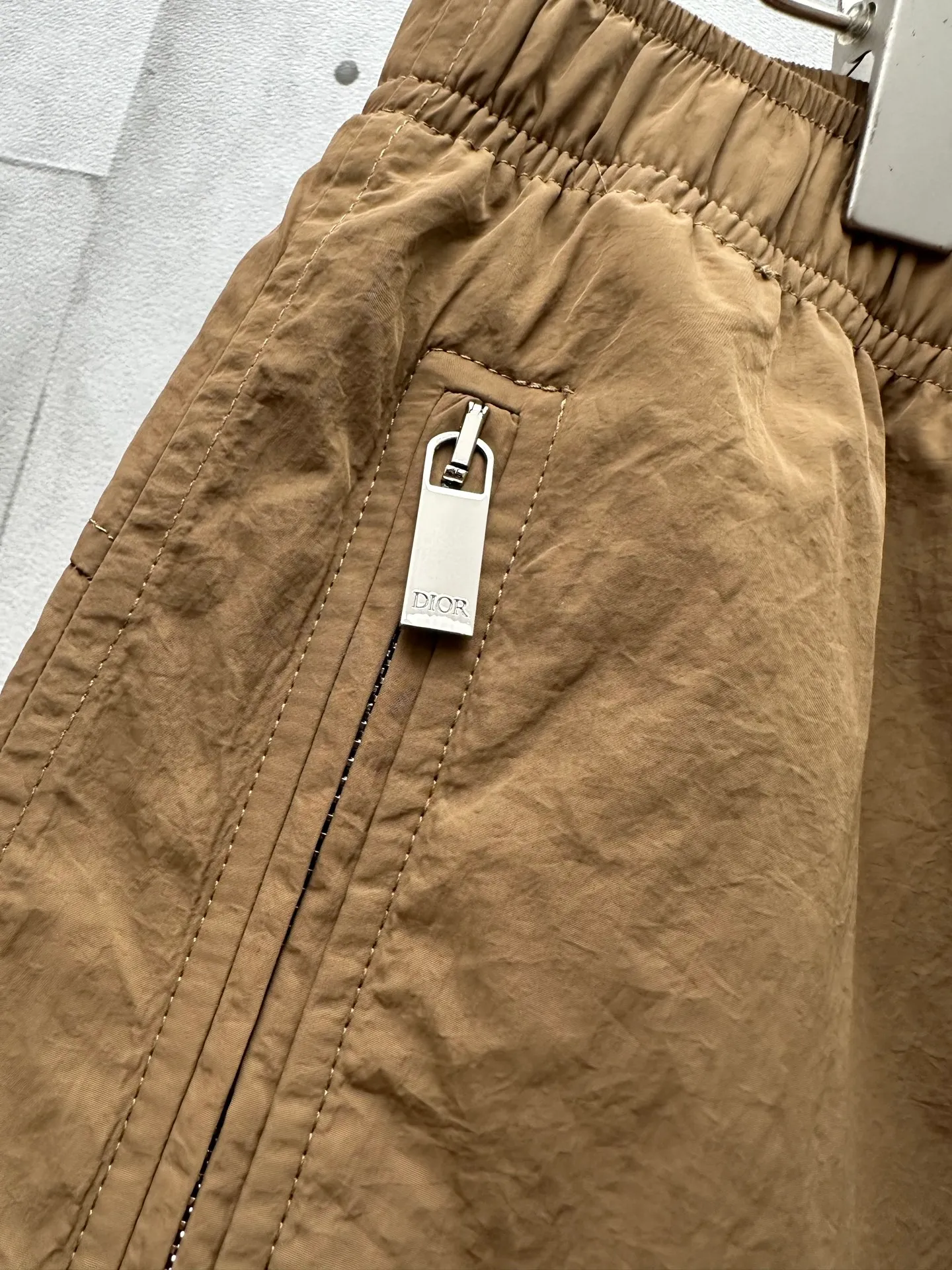 🅿️420 DIOR Dior spring and summer new belt buckle pocket zipper shorts Size: S M L XL