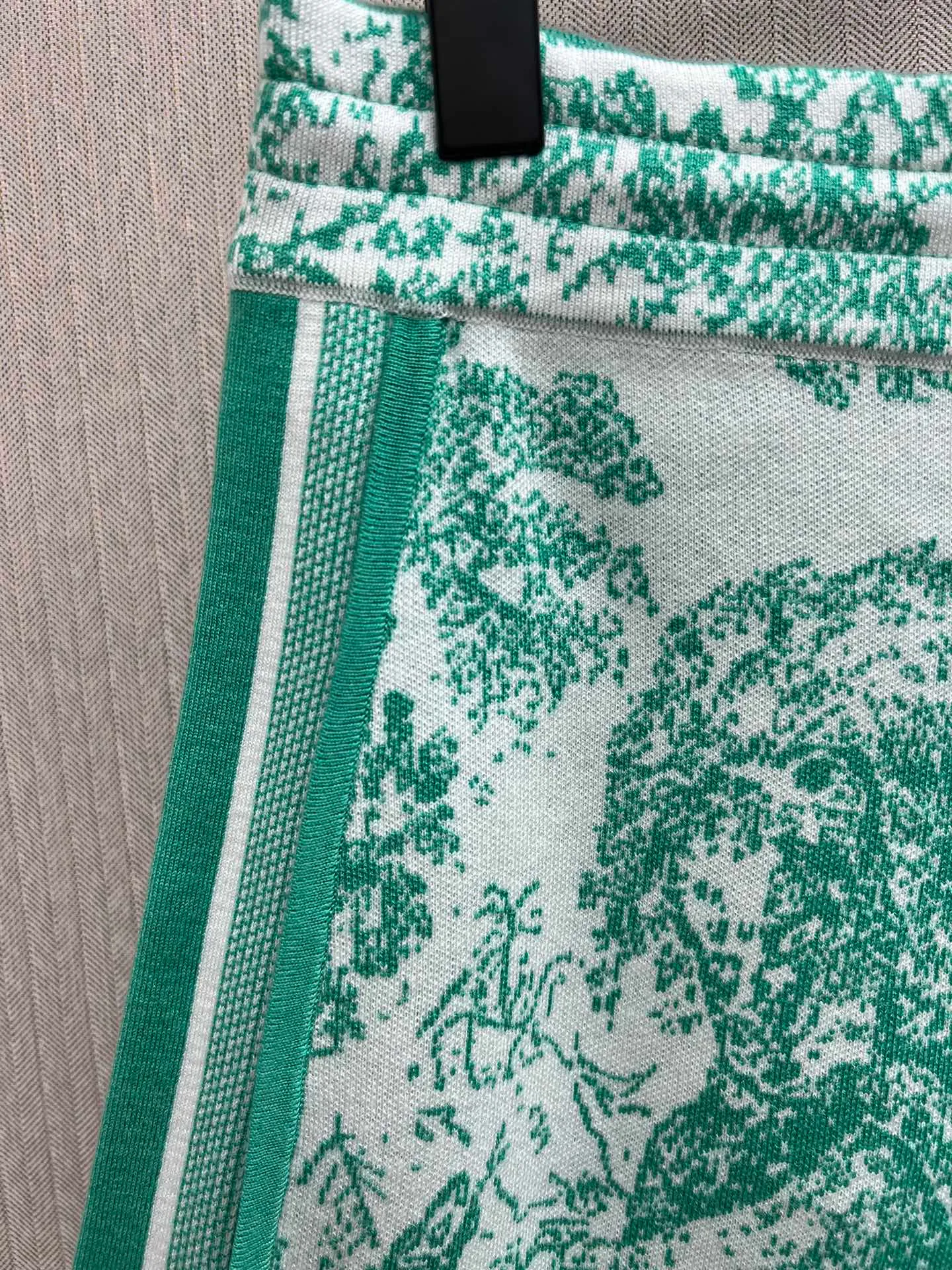 🅿️680 complete set of Dior 25ss new letter logo Rui jungle jacquard loose knitted shorts Size: S.M.L.