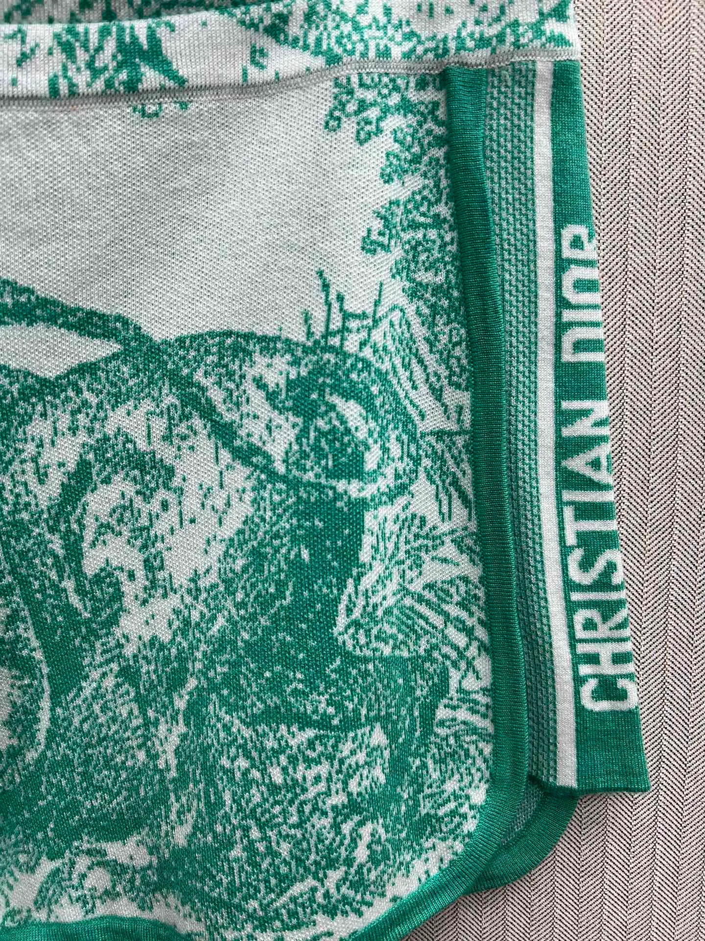 🅿️680 complete set of Dior 25ss new letter logo Rui jungle jacquard loose knitted shorts Size: S.M.L.