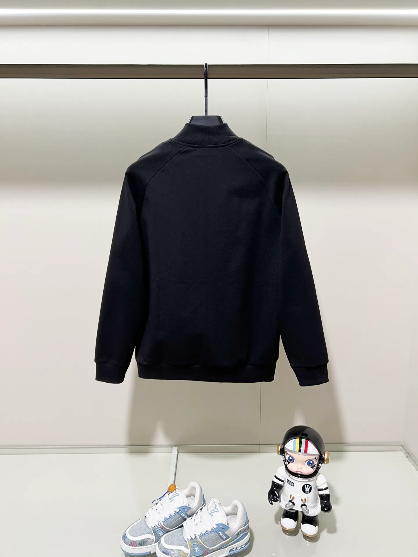 🅿️300 DIOR/Dior custom fabric suit zipper jacket, contrasting color splicing technology, presbyopic letters LOGO printed all over, official synchronization, high version, high quality, fashionable personality, versatile trend, pure original quality, original fabric, tag, collar label, washed wheat, three complete labels, color: khaki. Size: S-2XL