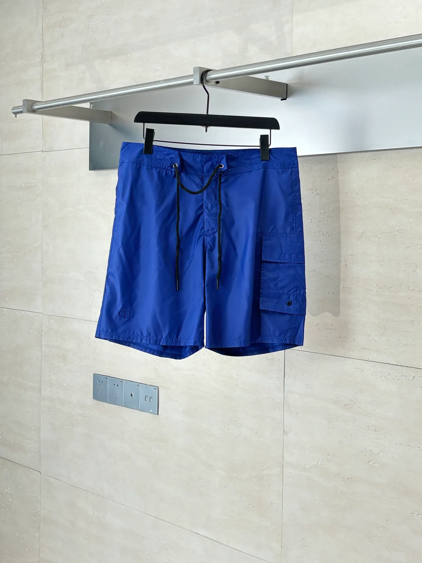 🅿️330 Dio*/Dior spring and summer new CD small logo embroidered swimming beach shorts Size: S/M/L/XL