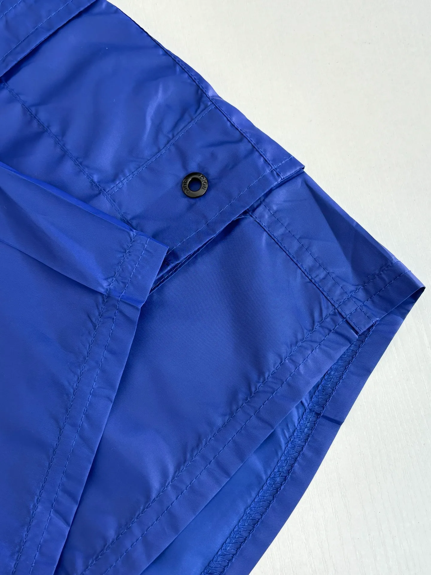 🅿️330 Dio*/Dior spring and summer new CD small logo embroidered swimming beach shorts Size: S/M/L/XL