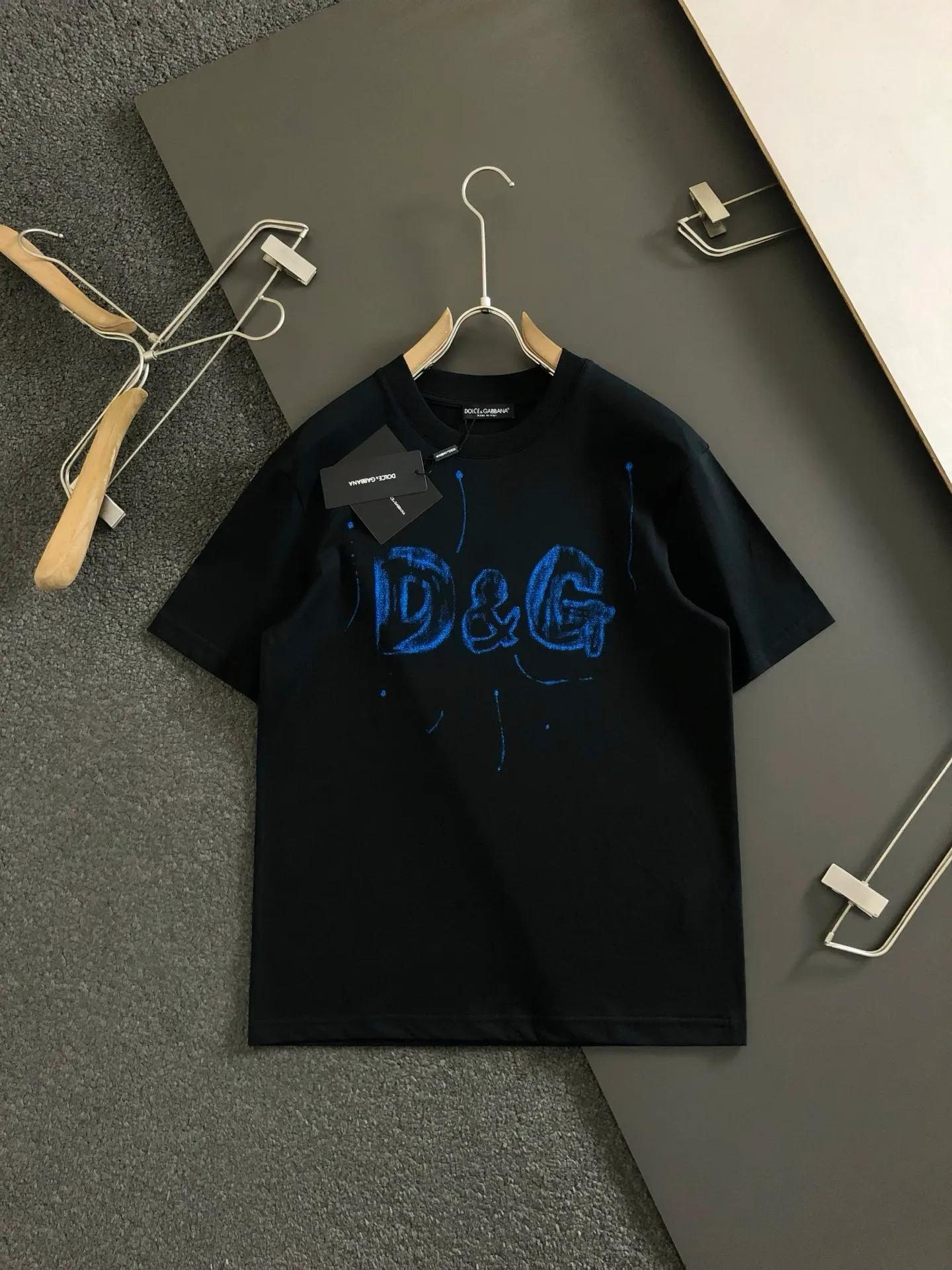 🅿️180 Dior loose fit S-XXL 25 spring and summer top digital print heavy classic short-sleeved, exquisite crafts counter fabrics, top-level elements blended to create, classic short-sleeved with 3 labels, trendy men's fashion, both upper body comfort and unparalleled existence, can be said to be a must-have in early spring