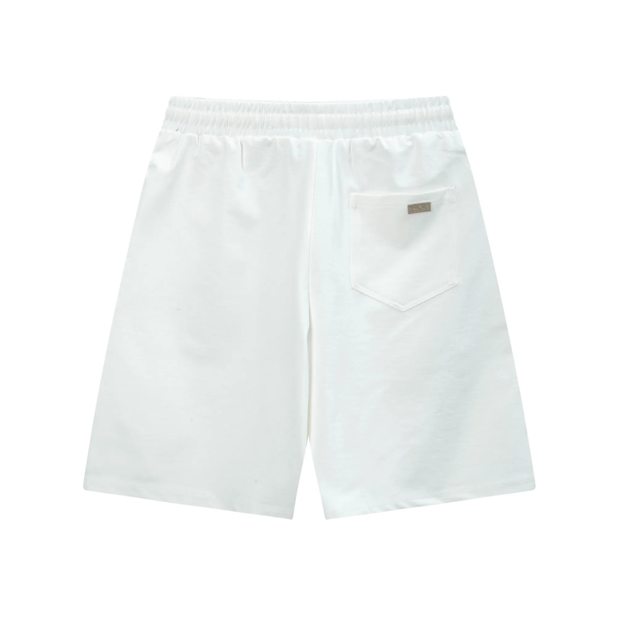 🅿️190 2025 Dior Dior new knitted shorts, customized fabrics, knitted technology and printed logo. The version is tight and three-dimensional, with straight stripe splicing. The customized trouser cord hardware has strong texture and smoothness. The upper body is comfortable and breathable. It has a concave and convex three-dimensional feel. It is suitable for fashionable and casual wear. Color: Black-White Size: M-4XL