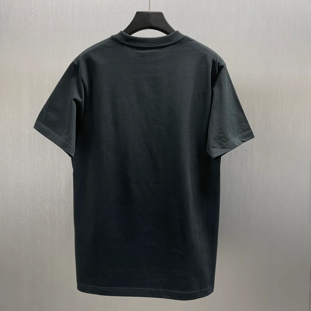 🅿️250 🧧CD pink snake small embroidery T Size: S-XL This T-shirt is from the DIOR AND KAWS limited series. Crafted from black cotton jersey and decorated with DIOR AND KAWS embroidery, the Dior logo is reinterpreted as a colorful snake. Wear it with the limited-edition trousers for a sophisticated look.