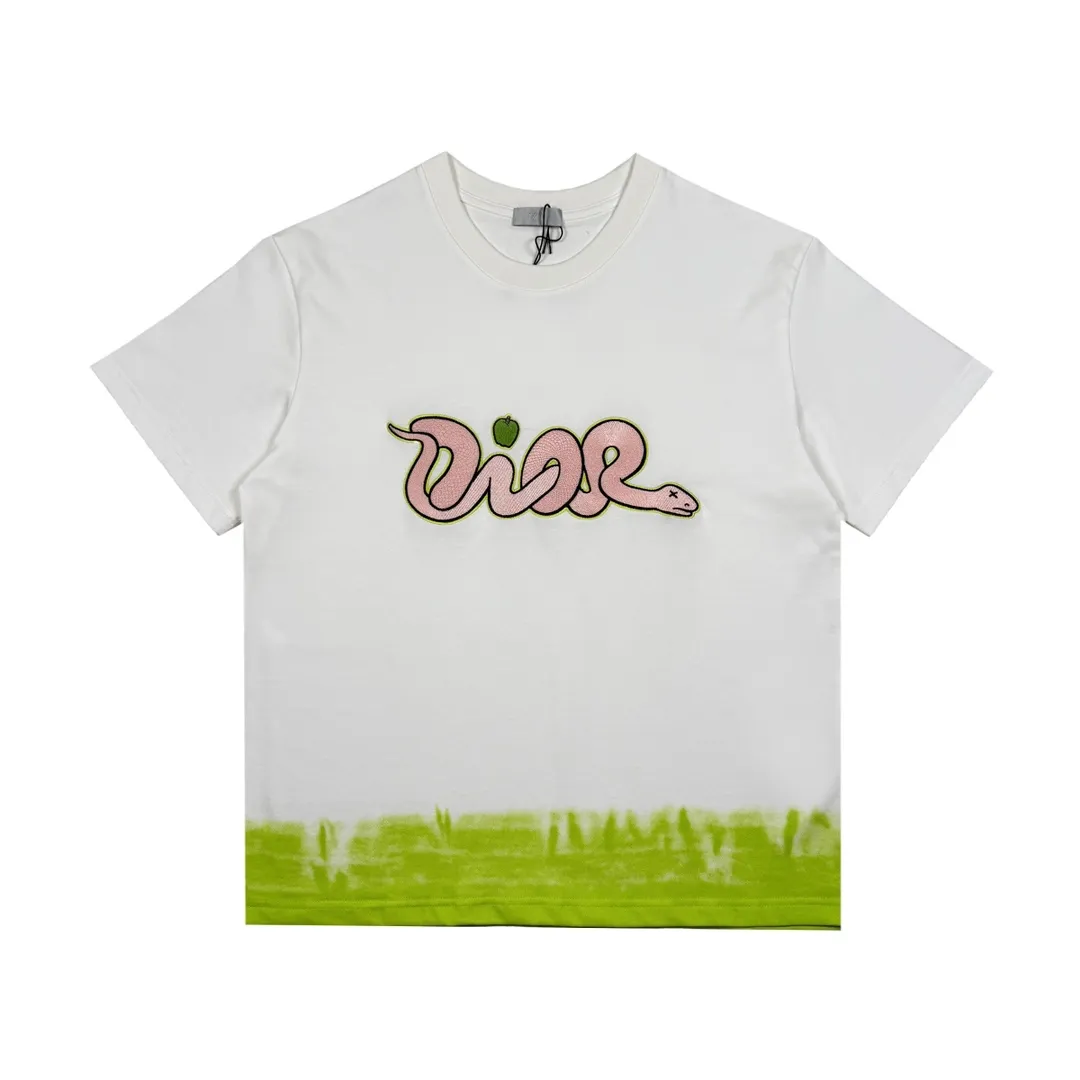 🅿️230 CD Year of the Snake embroidered gradient short sleeves Size XS-L