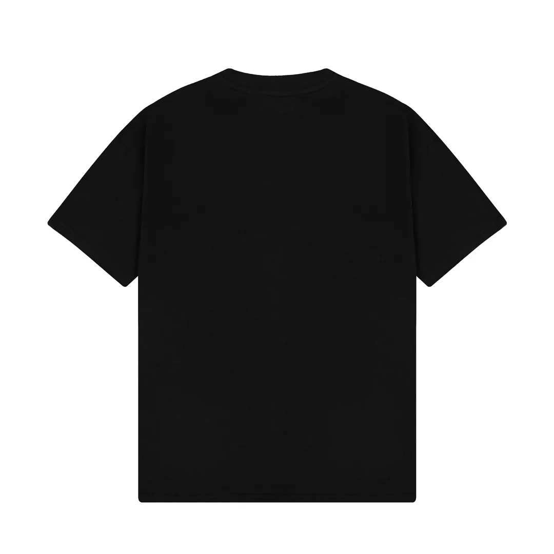 🅿️190 (➕5🉑 Comes with handbag) DIOR Dior Floral Letters Logo Gradient Color Embroidery Golden Classic Short-Sleeved T-shirt Customized 240g same vat dyed fabric, very comfortable to the touch. Latest brick cabinet synchronization for spring and summer OS off-shoulder version, fashionable and individual, super versatile and good-looking, very suitable for both men and women, must-have style, hangtag, collar label, washed wheat, complete with three labels, style number: 23803 Color: Black Size: XS~L