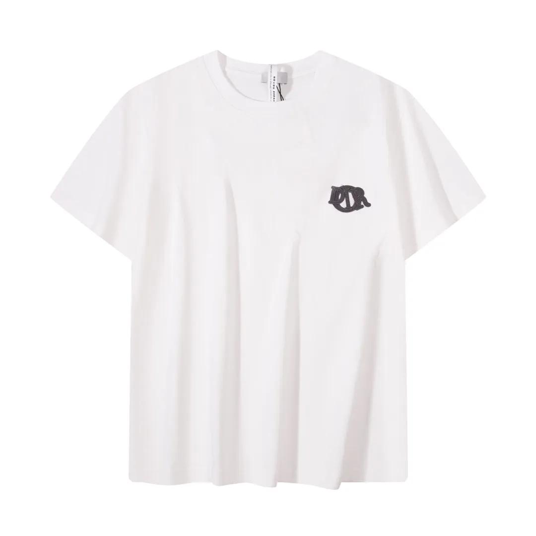 🅿️200 High-quality new DIOR-Dior-graphic design reinterprets the classic patch letter Dior logo short-sleeved T-shirt Size: XS-L