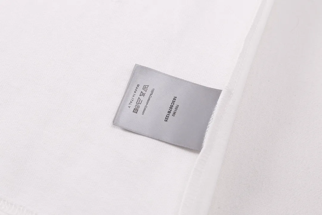 🅿️200 High-quality new DIOR-Dior-graphic design reinterprets the classic patch letter Dior logo short-sleeved T-shirt Size: XS-L