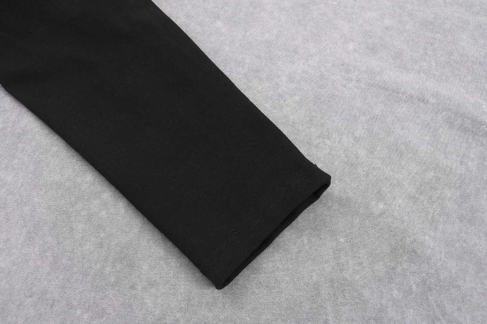 🅿️240 (Profit from cooperation) High-end quality DIOR 2025SS spring and summer clothing Fake two-piece washed snowflake series Fake two-piece long T-shirt with line logo Adopt imported Kornit digital direct printing printing High-quality trendy brand 100% cotton washed 260G fabric dyed ready-made garments dyed ➕ washed fried snowflake OS loose off-shoulder version Unisex size: S.M.L.XL.2XL