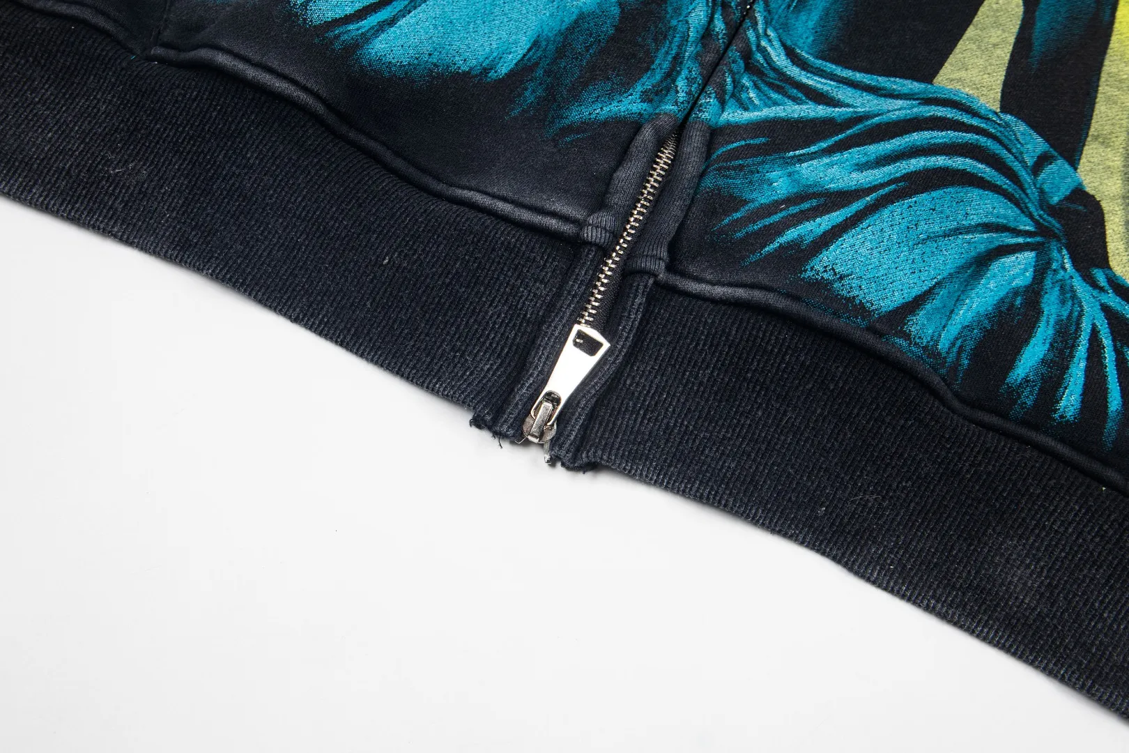 G56# GodSpeed ​​all-over HD printed washed zipper sweatshirt Size S-XL black blue black red black yellow P266