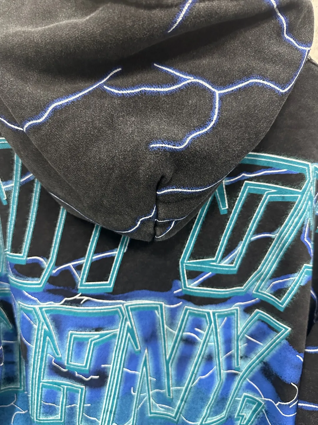 G56# GodSpeed ​​all-over HD printed washed zipper sweatshirt Size S-XL black blue black red black yellow P266