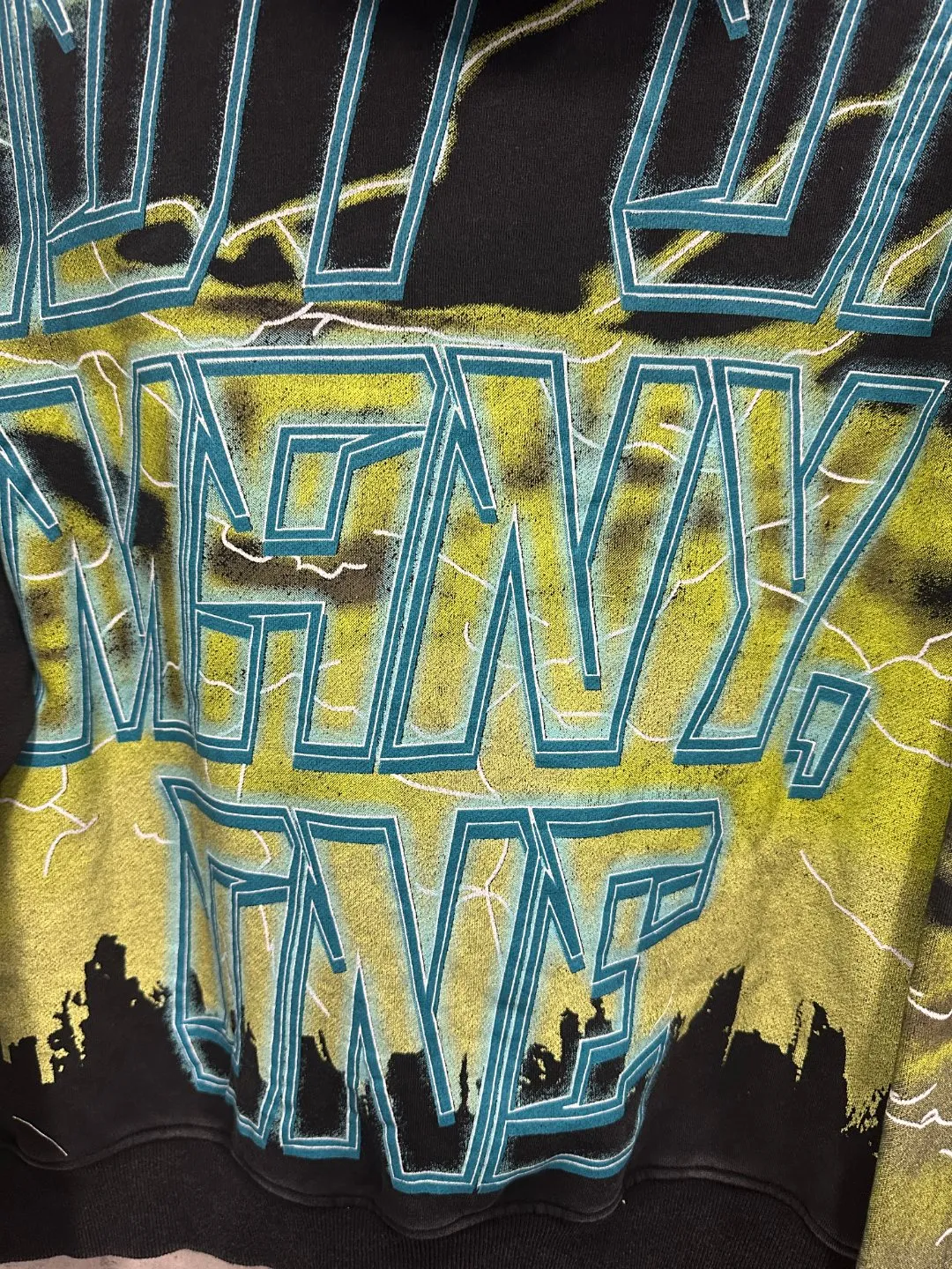 G56# GodSpeed ​​all-over HD printed washed zipper sweatshirt Size S-XL black blue black red black yellow P266