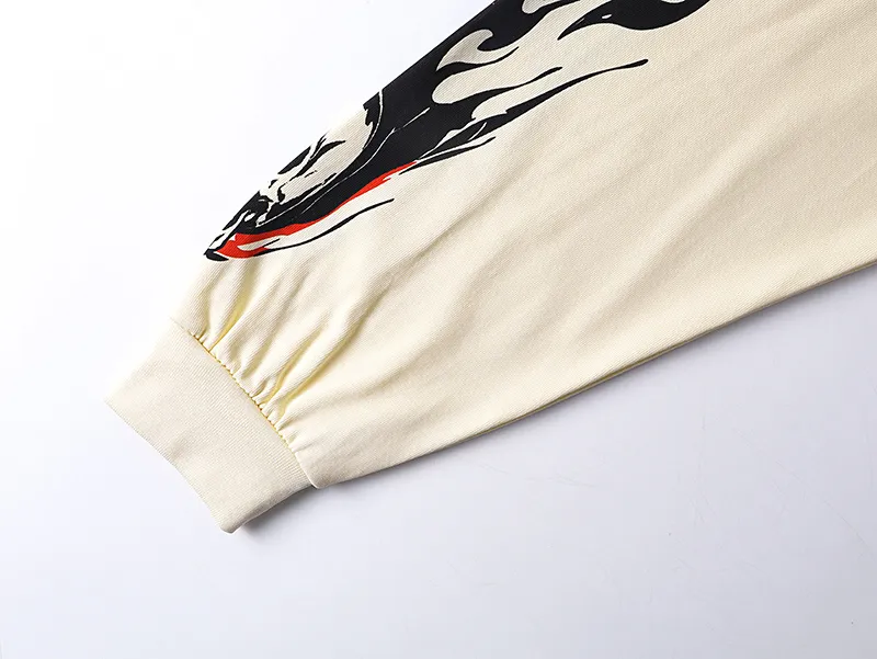 3175# P140 Real shot of Godspeed American fashion rock street pure cotton loose bottoming long-sleeved T-shirt long T Fabric: 270g 32 count fine cotton double yarn pure cotton Color: Apricot Code number: S M L XL