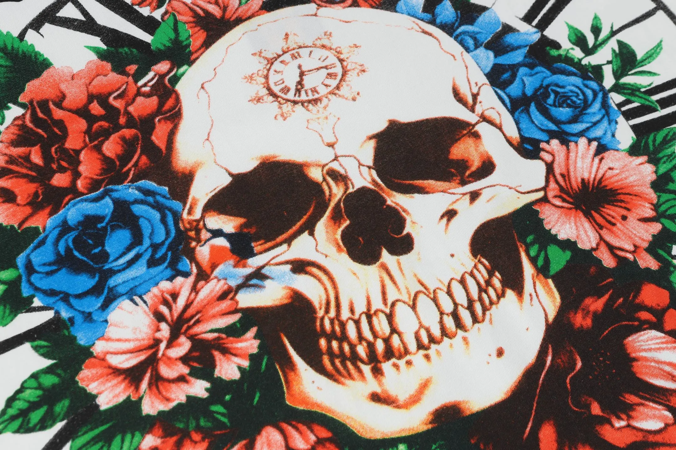 5046# White/Apricot｜P104 Godspeed cross-border American rock and roll street washed retro style short-sleeved T (craft printing) fabric (fabric) 32 counts combed double yarn 240 grams weight code number (size): S-M-L-XL color (colour): apricot.white