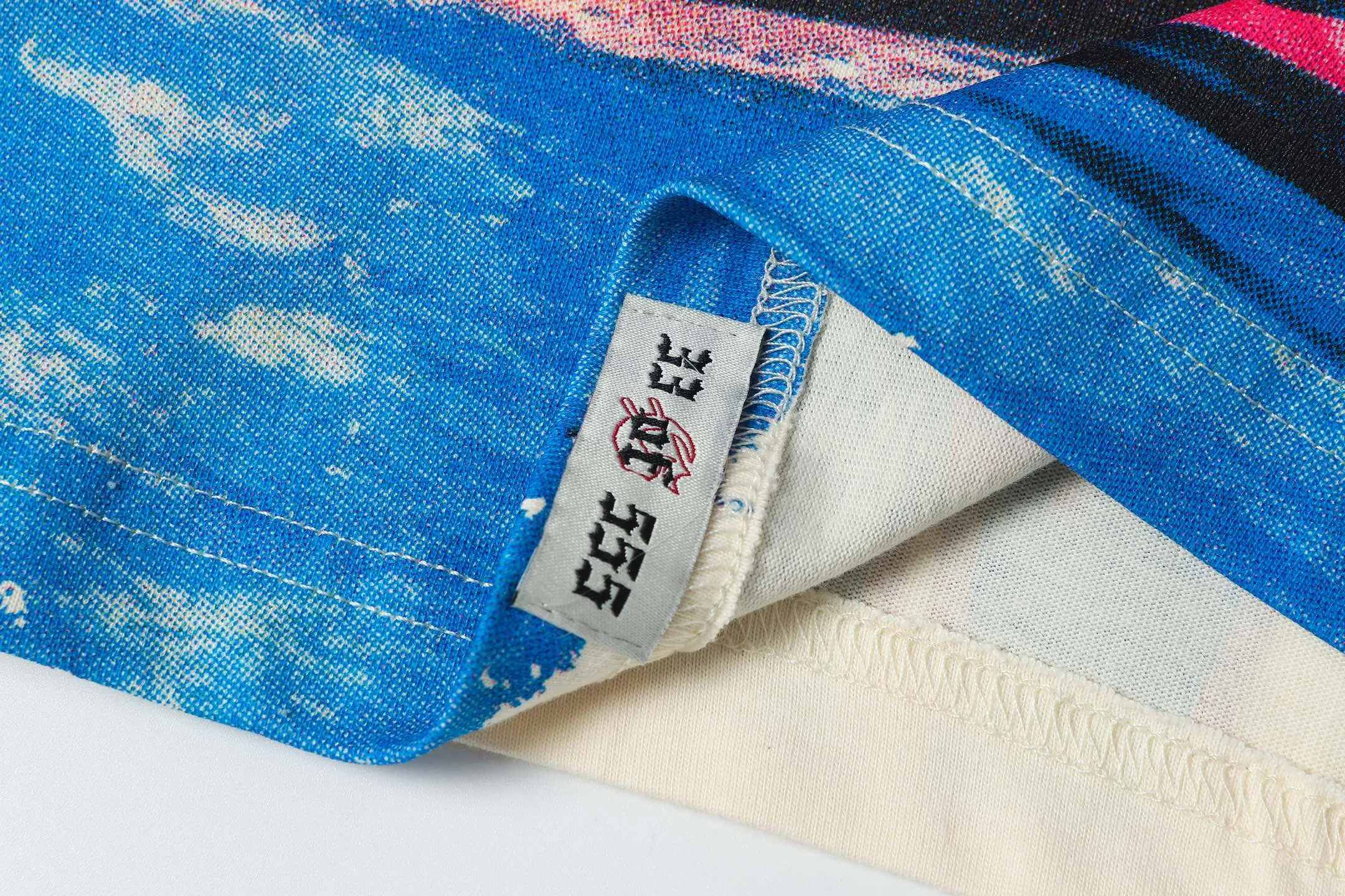 5080#apricot｜P104 Godspeed cross-border American rock and roll street washed retro style short-sleeved T (craft printing) fabric (fabric) 32 counts combed double yarn 240 grams weight code number (size): S-M-L-XL color (colour): apricot 👉