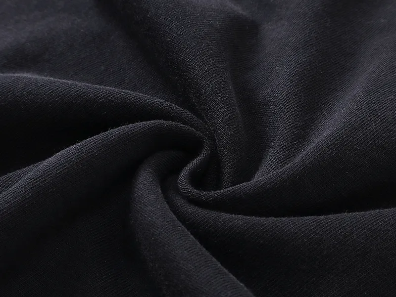 1058# P126 Washed Black Real Shot Godspeed American Fashion Rock Street Retro Washed Distressed Printed Pure Cotton Short Sleeves Fabric: 250g 32 Count Fine Cotton Double Yarn Pure Cotton Color: Washed Black Size: S M L XL