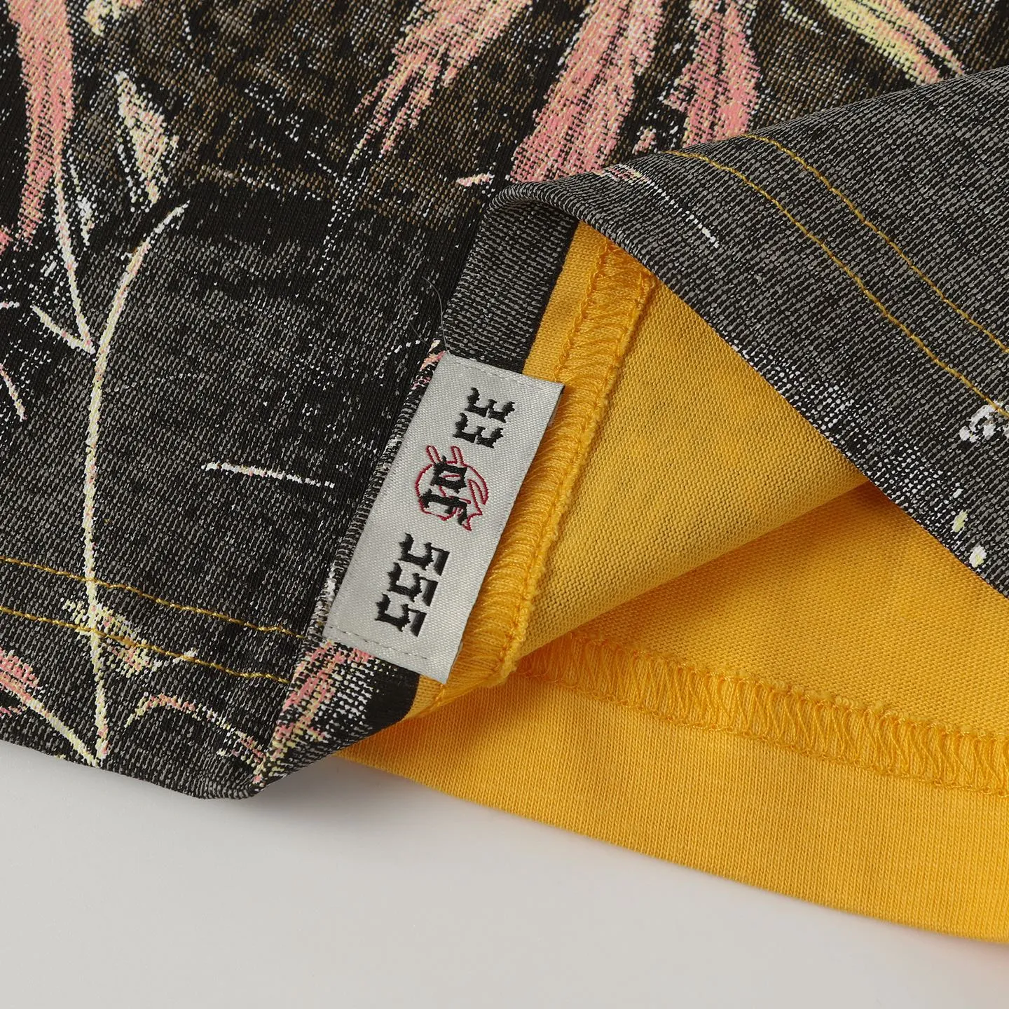 5100# Brown/Sea Blue/Golden Yellow I P106 Godspeed Cross-Border American Rock Street Washed Retro Style Short Sleeve T (Craft Print) Fabric (fabric) 32 Count Combed Double Yarn 240 Grams Size (size): S-M-L-XL Color (colour): Brown/Sea Blue/Golden Yellow 👉
