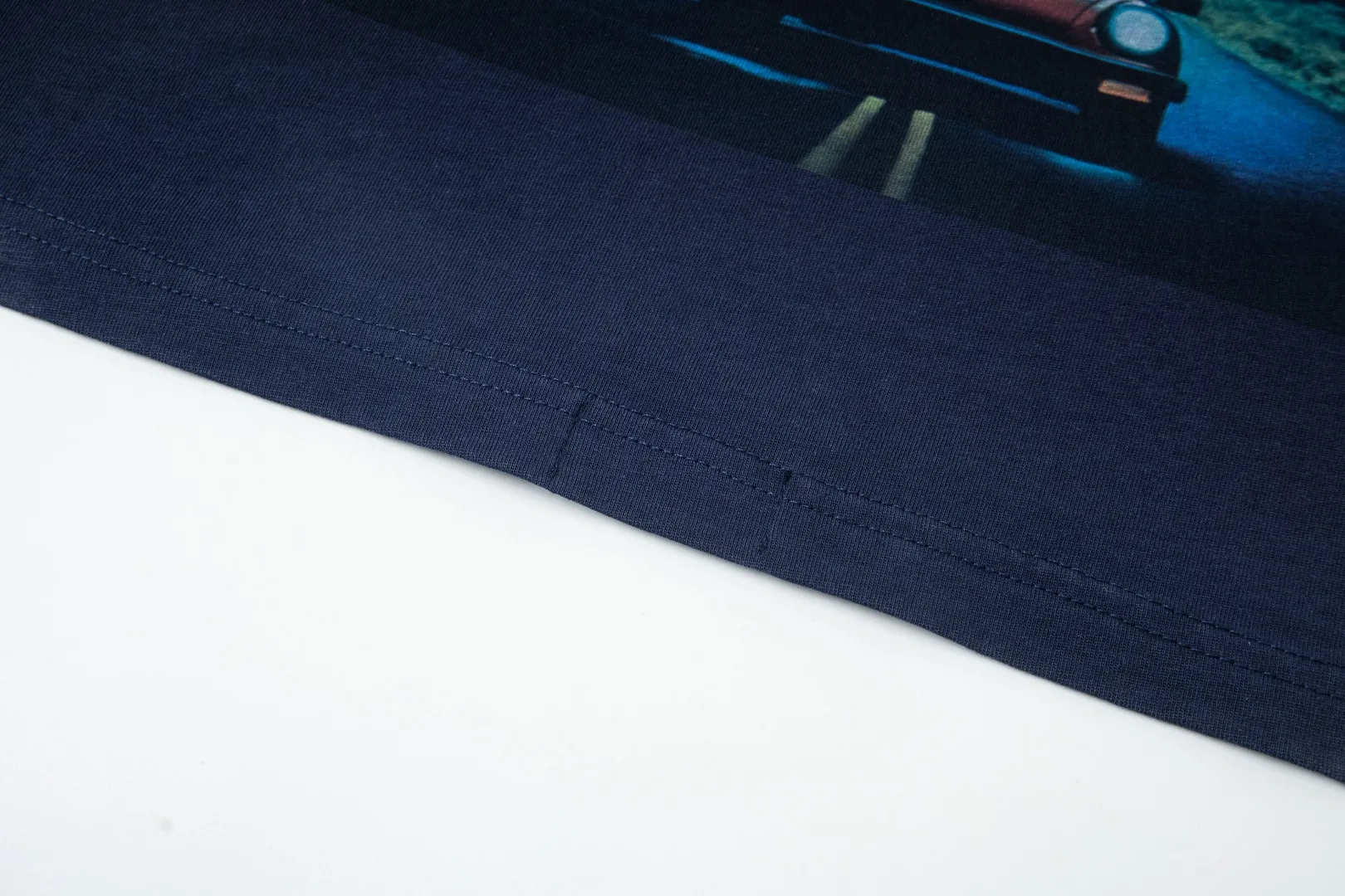 G33# GodSpeed ​​white ink direct spray washed short-sleeved S-XL size blue (washed) P126 apricot P106