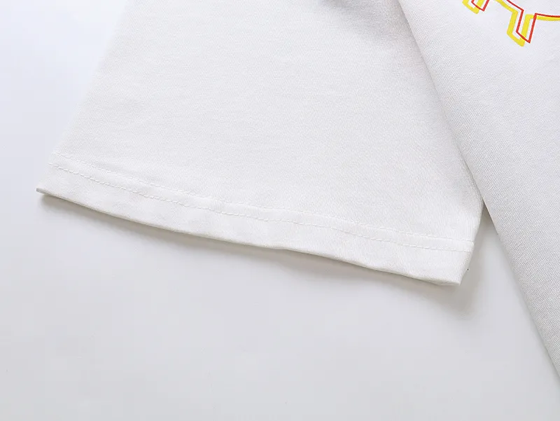 3136# P106 Real shot Godspeed American fashion rock street retro loose printed cotton short sleeves Fabric: 240g 32 count fine cotton double yarn pure cotton Color: off-white Size: S M L XL