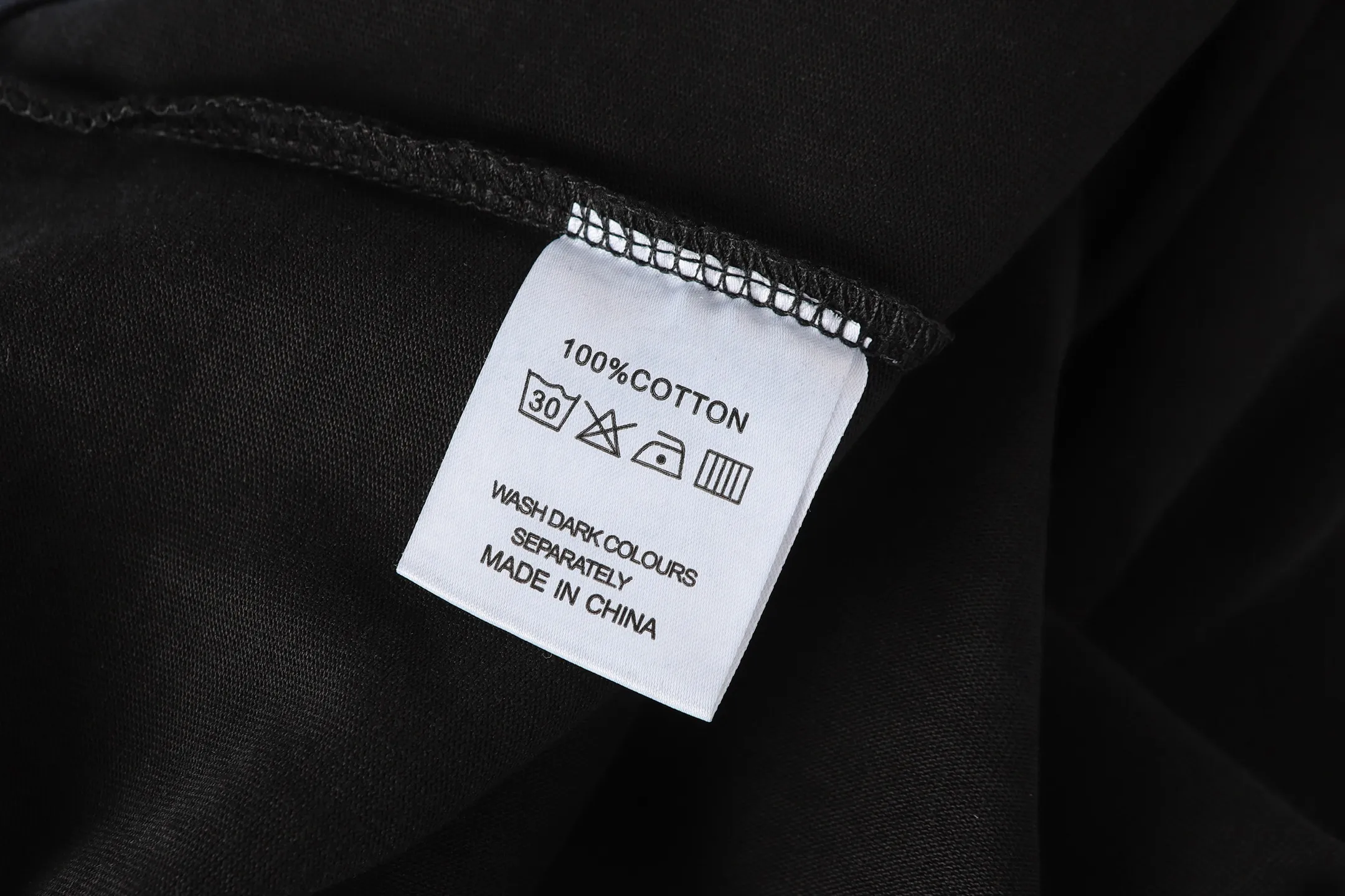 6098# washed black I P116 Godspeed cross-border American rock and roll street washed retro style short-sleeved T (craft printing) fabric (fabric): 32 count combed double yarn 250 grams weight code number (size): S-M-L-XL color (colour): washed black
