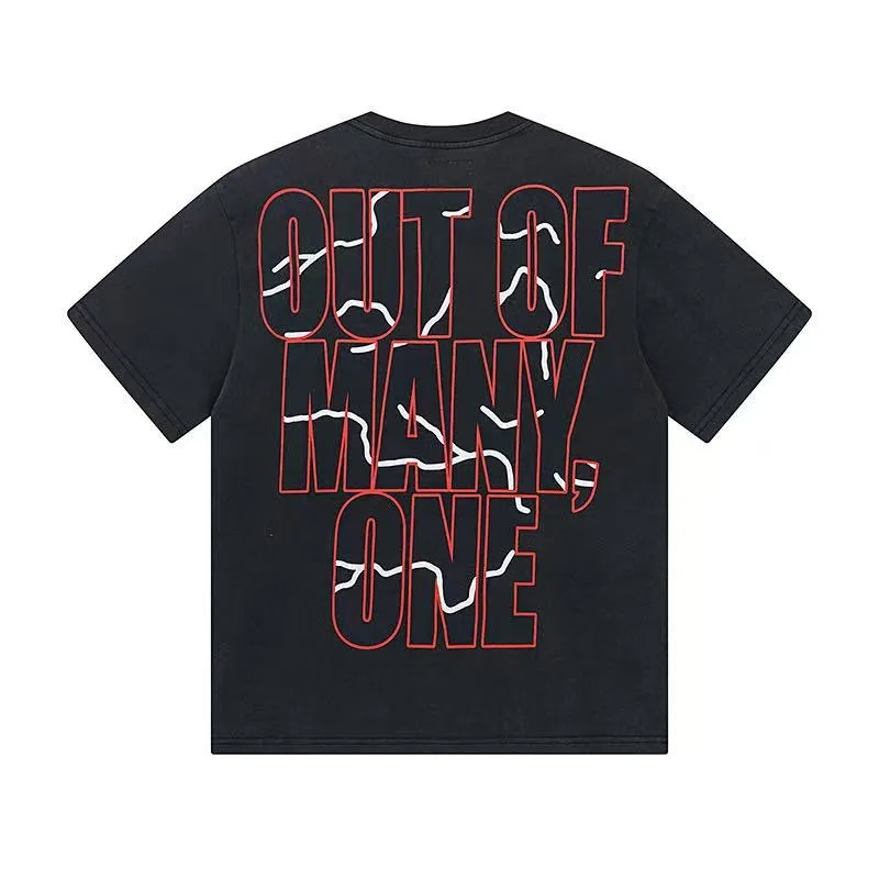 6036# Washed Black｜P116 Godspeed cross-border American rock and roll street washed retro style short-sleeved T (craft print) Fabric (fabric): 32 count combed double yarn 250 grams weight Size (size): S-M-L-XL Color (colour): Washed black 👉