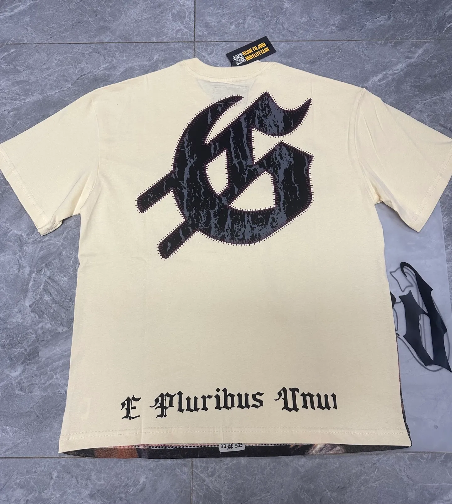 5068#apricot｜P104 Godspeed cross-border American rock and roll street washed retro style short-sleeved T (craft printing) fabric (fabric) 32 counts combed double yarn 240 grams weight code number (size): S-M-L-XL color (colour): apricot 👉