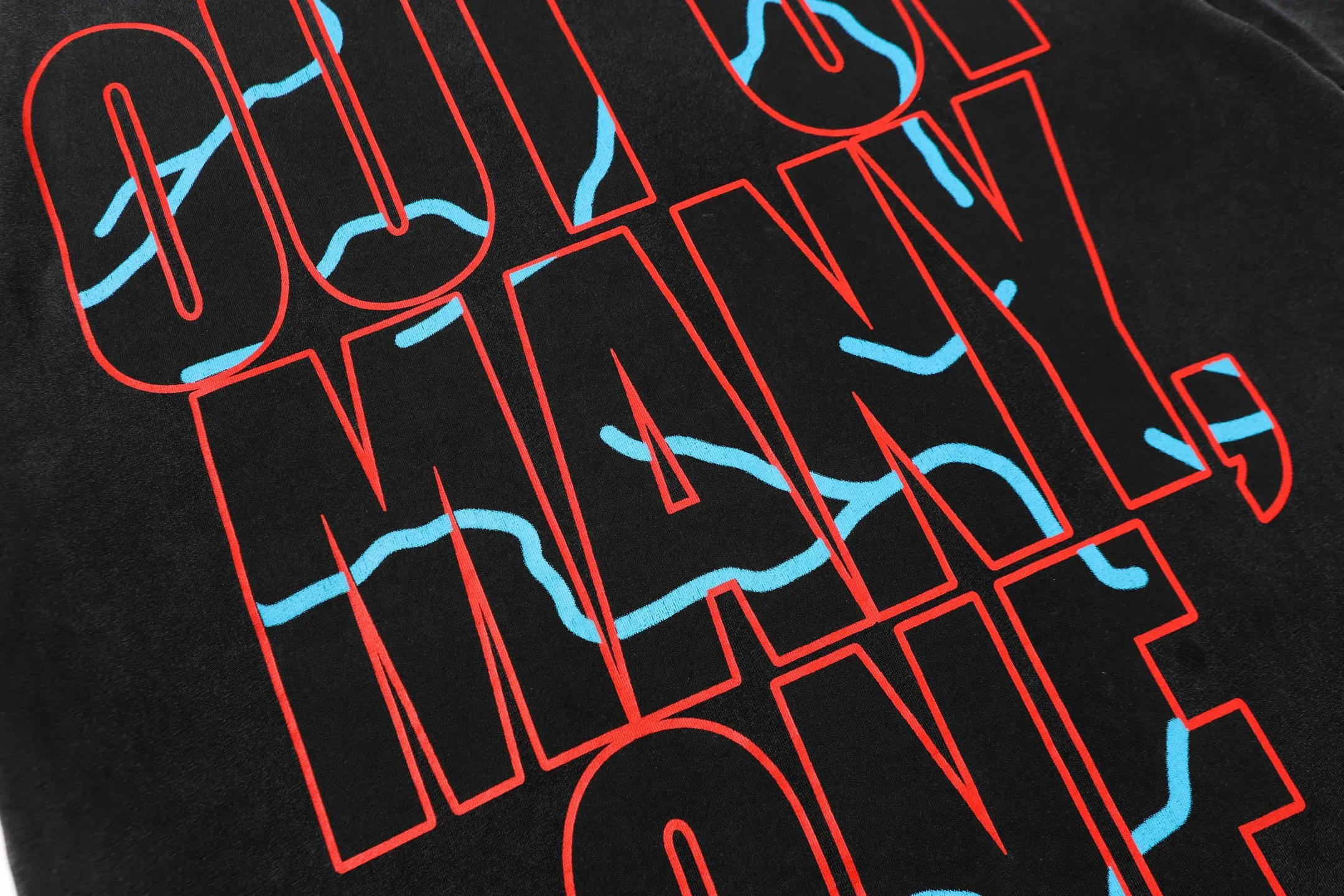 6006% washed black｜P116 Godspeed cross-border American rock and roll street washed retro style short-sleeved T (craft printing) fabric (fabric): 32-count combed double yarn 250g weight size (size): S-M-L-XL color (colour): washed black