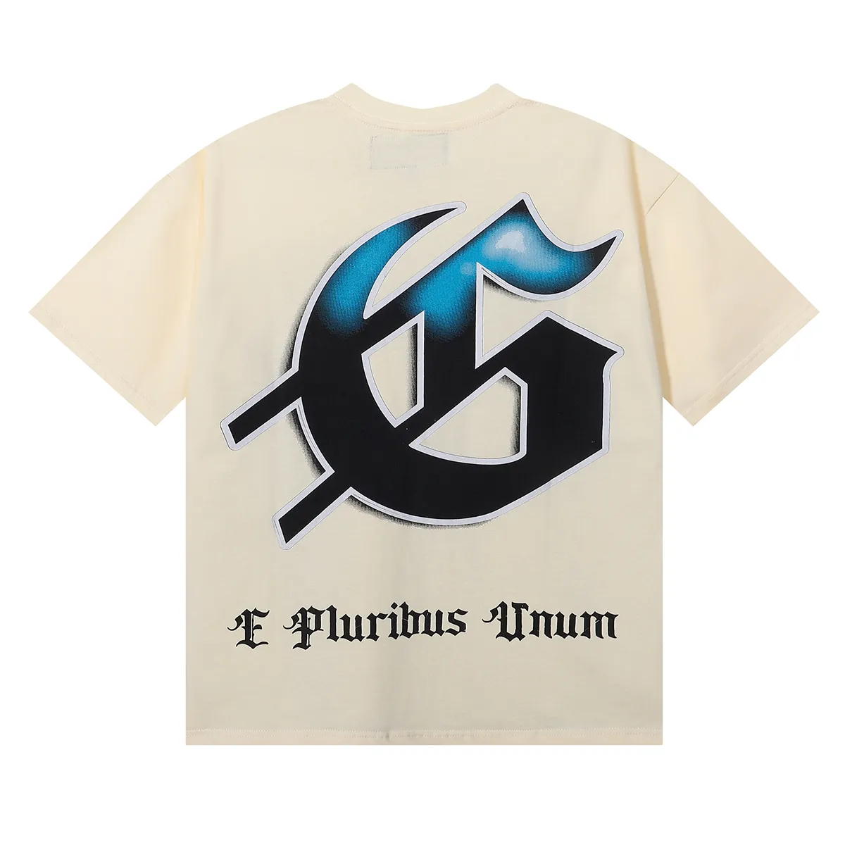 No. 7032, Mechao Godspeed falling skull printed high weight double yarn pure cotton casual short-sleeved T-shirt batch 110 Color: black, white; Size: S M L XL