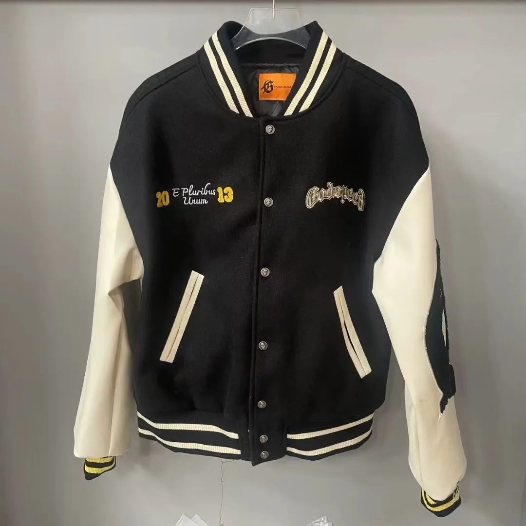 430💰G101 godspeed quilted baseball jersey s-xl