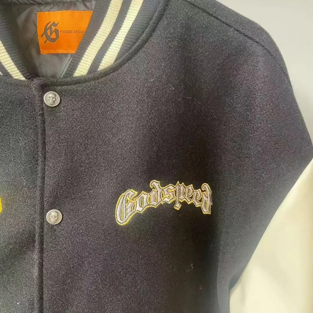 430💰G101 godspeed quilted baseball jersey s-xl