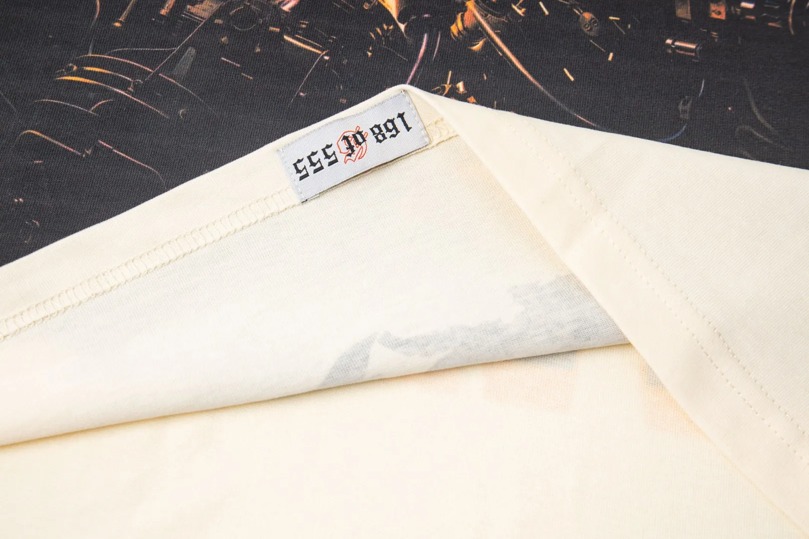 G42# GodSpeed ​​white ink direct spray wash long sleeve S-XL size apricot P146