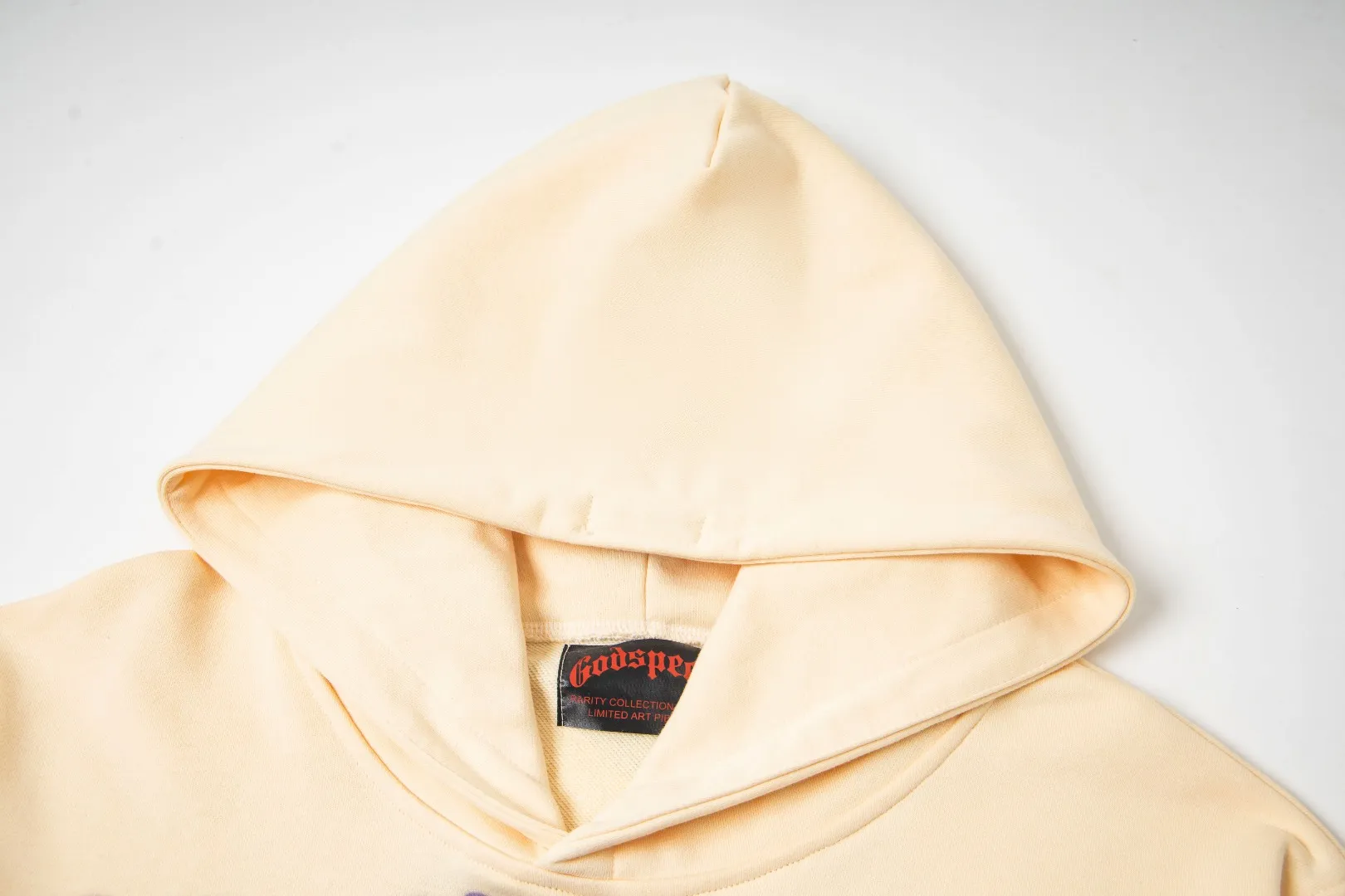 G51# GodSpeed ​​white ink direct spray sweatshirt Size S-XL Purple (washed) P236 Apricot P226