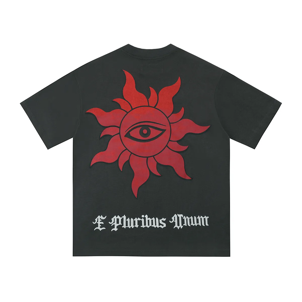 Godspeed high-quality white ink direct-printed short-sleeved P110 printing without glue, very breathable, S-XL loose fit