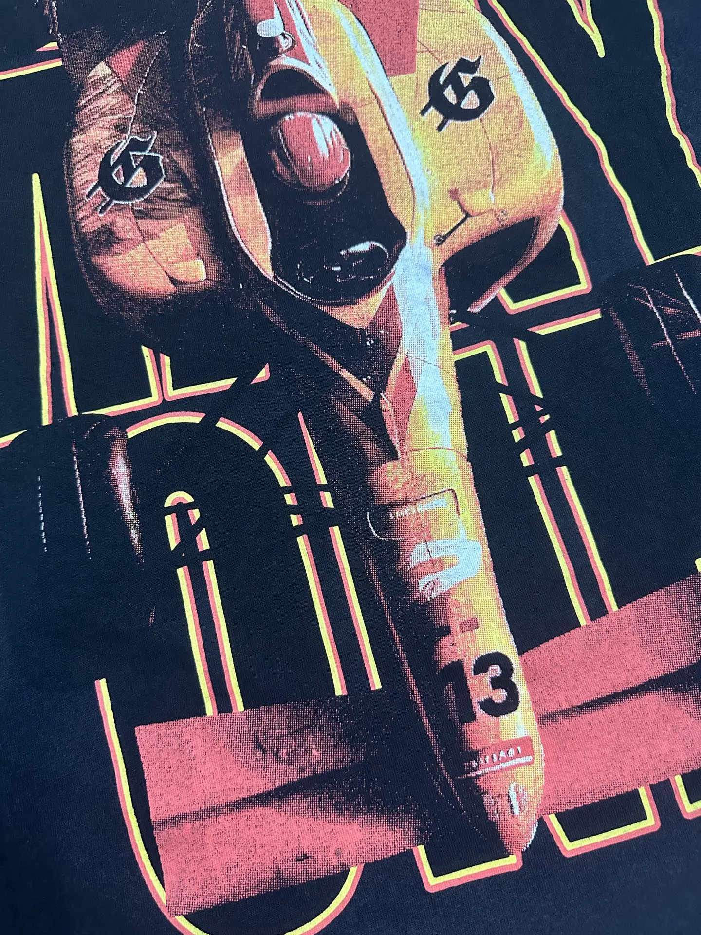 6113# washed retro black I P116 Godspeed cross-border American rock and roll street washed retro style short-sleeved T (craft printing) fabric (fabric): 32 count combed double yarn 250 grams weight code number (size): S-M-L-XL color (colour): washed black