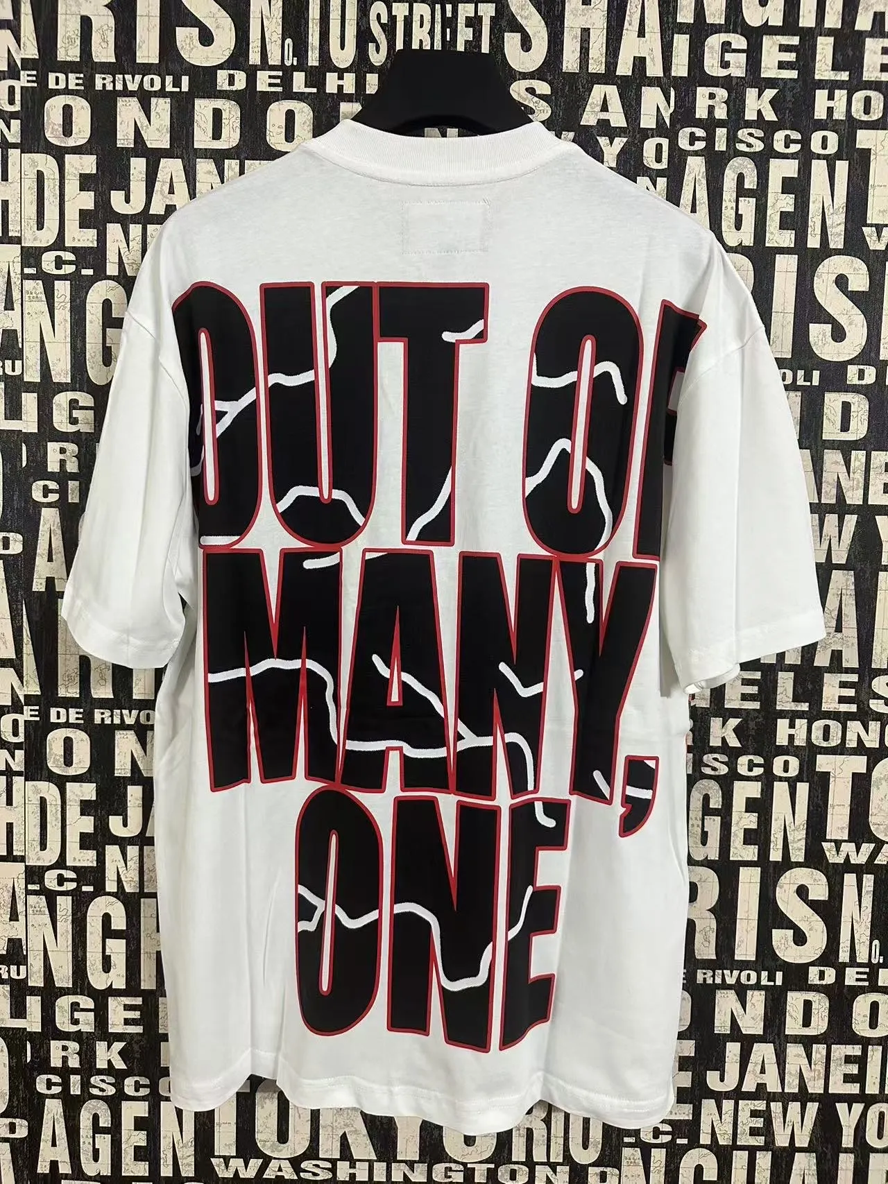 5036# White ｜P104 Godspeed cross-border American rock and roll street washed retro style short-sleeved T (craft printing) fabric (fabric): 32 counts combed double yarn 240 grams weight code number (size): S-M-L-XL color (colour): white 👉 👉