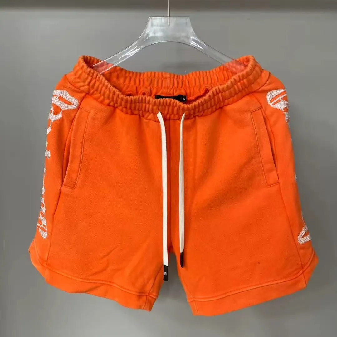 150💰G90 godspeed retro washed and distressed shorts rope custom logo 380g pure cotton terry S～XL