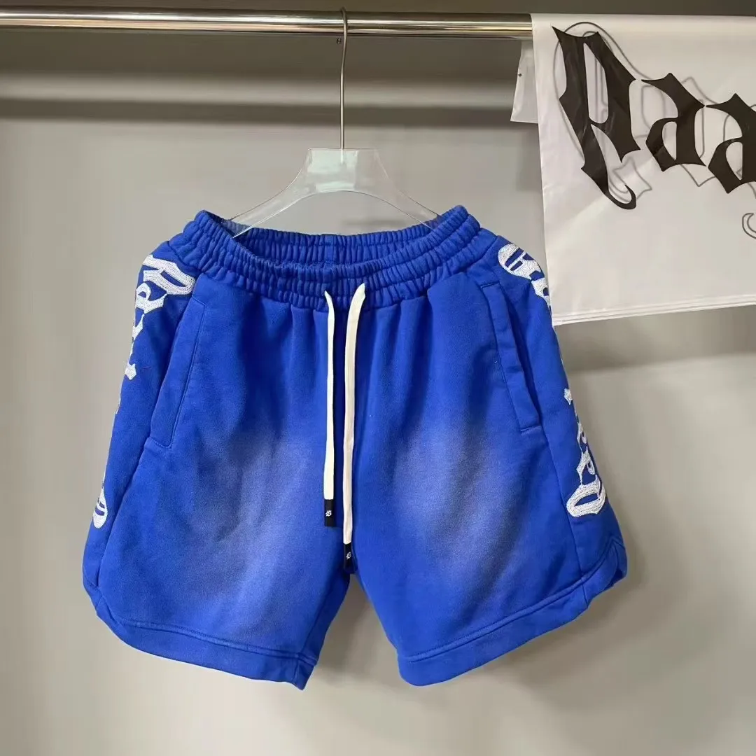 150💰G90 godspeed retro washed and distressed shorts rope custom logo 380g pure cotton terry S～XL