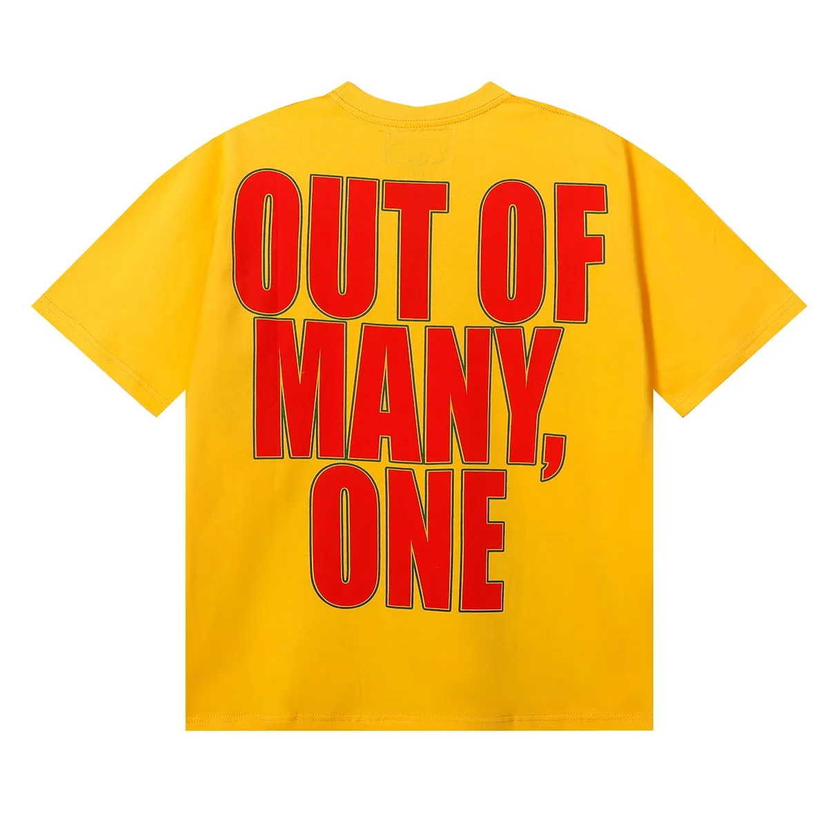 No. 7058, Mechao Godspeed urban coconut tree shark print high quality double yarn pure cotton casual short-sleeved T-shirt batch 110 Color: black, apricot, yellow; Size: S M L XL